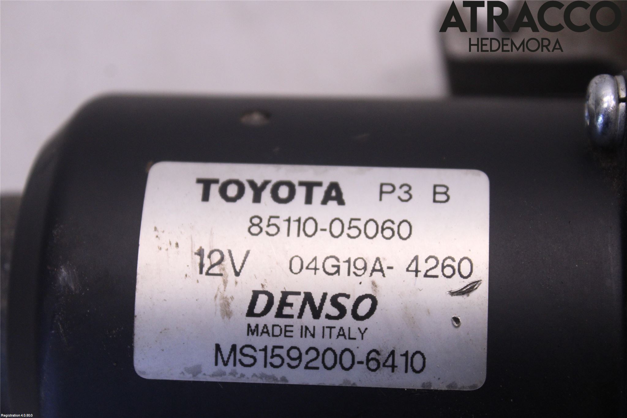 Toyota AVENSIS 03-06 Viskermotor Frontrute