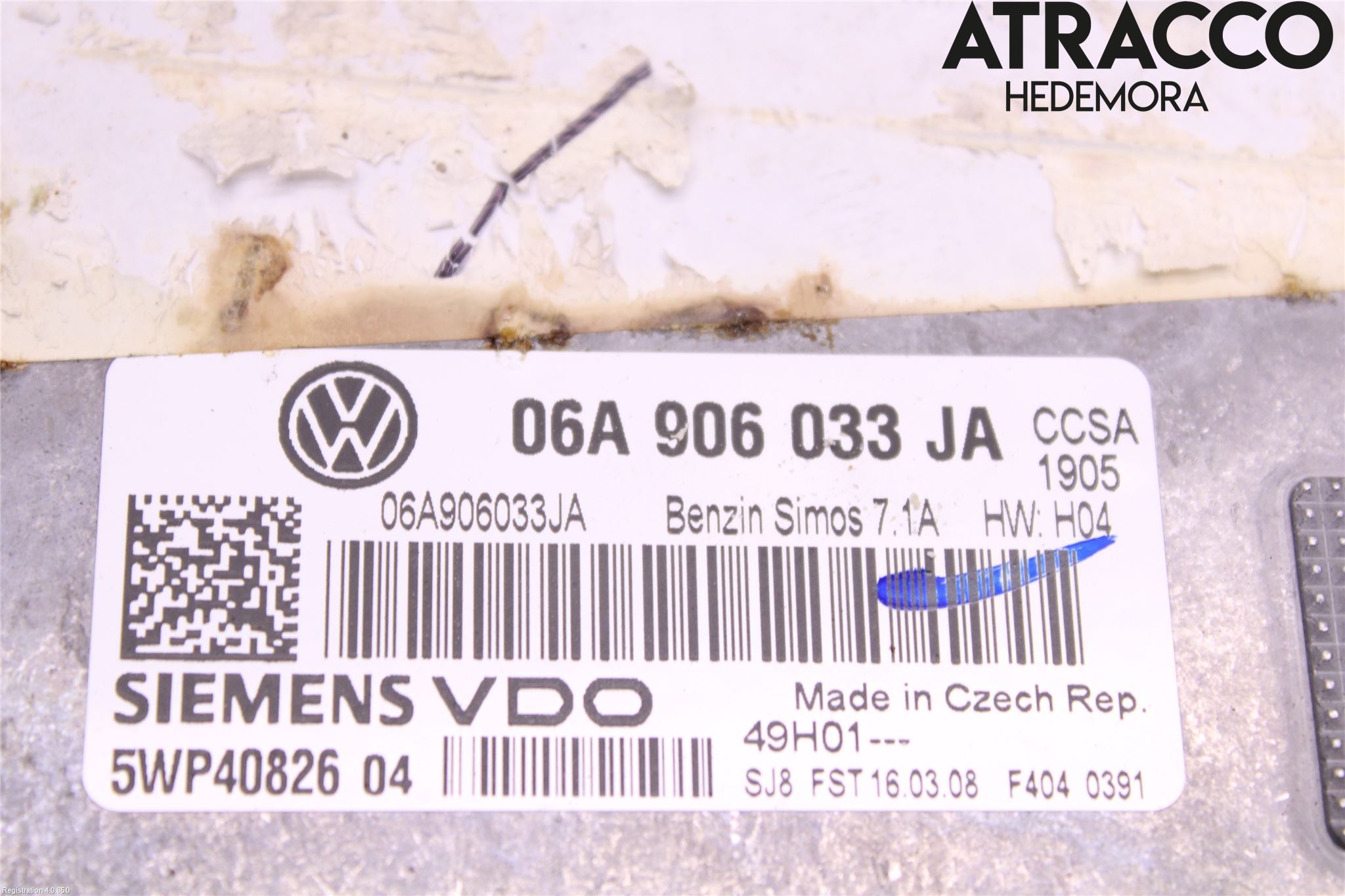 Volkswagen VW GOLF V 04-09 Styreenhet Innsprøytning