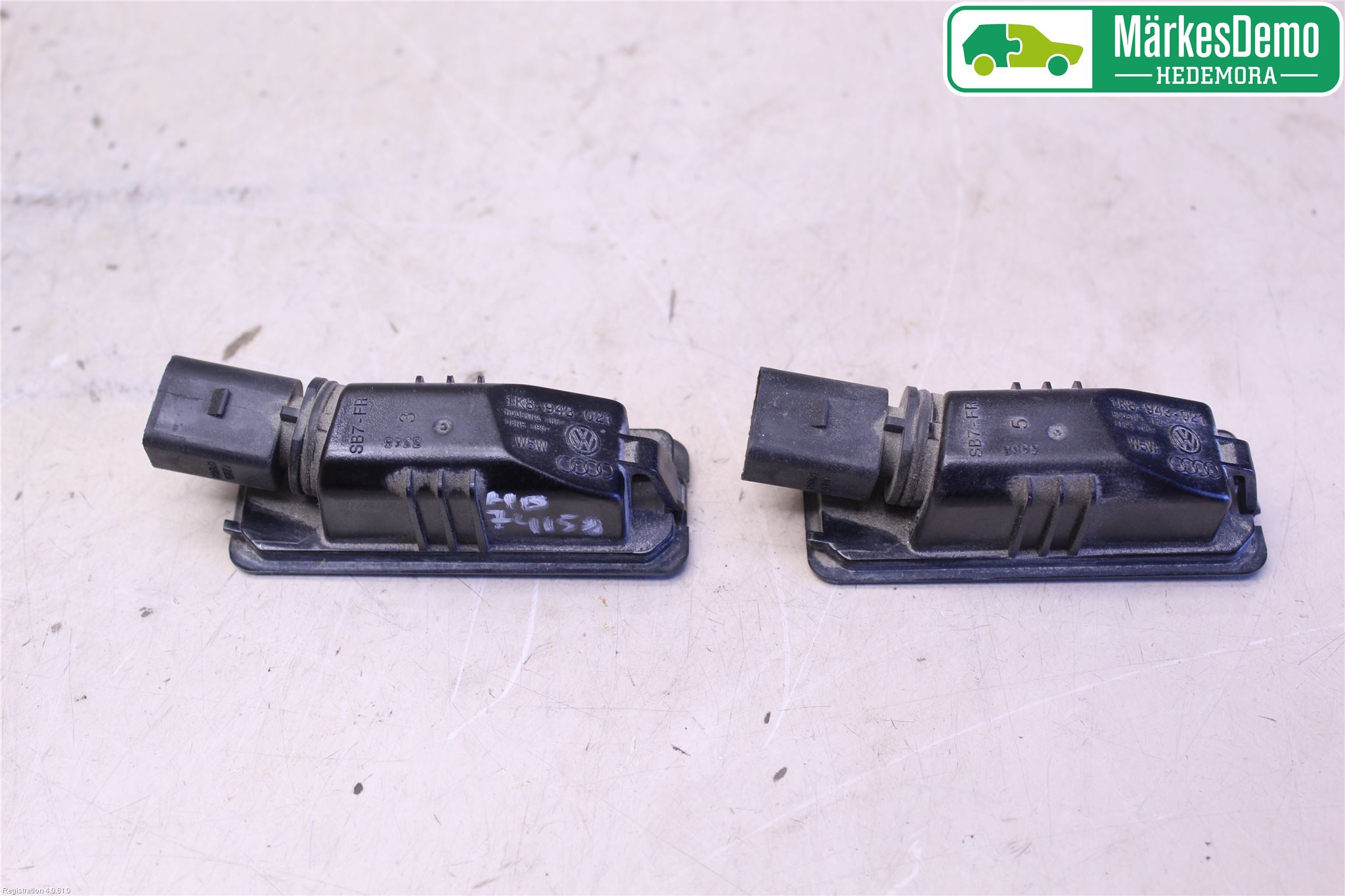 Volkswagen VW GOLF / E-GOLF VII 13-20 Skilt Belysning