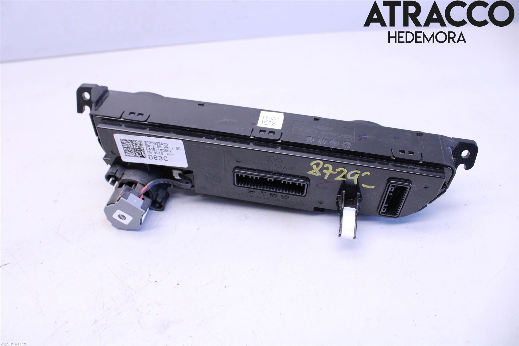 Kia NIRO (DE) 17-22 Varme Ac Betjening-Display