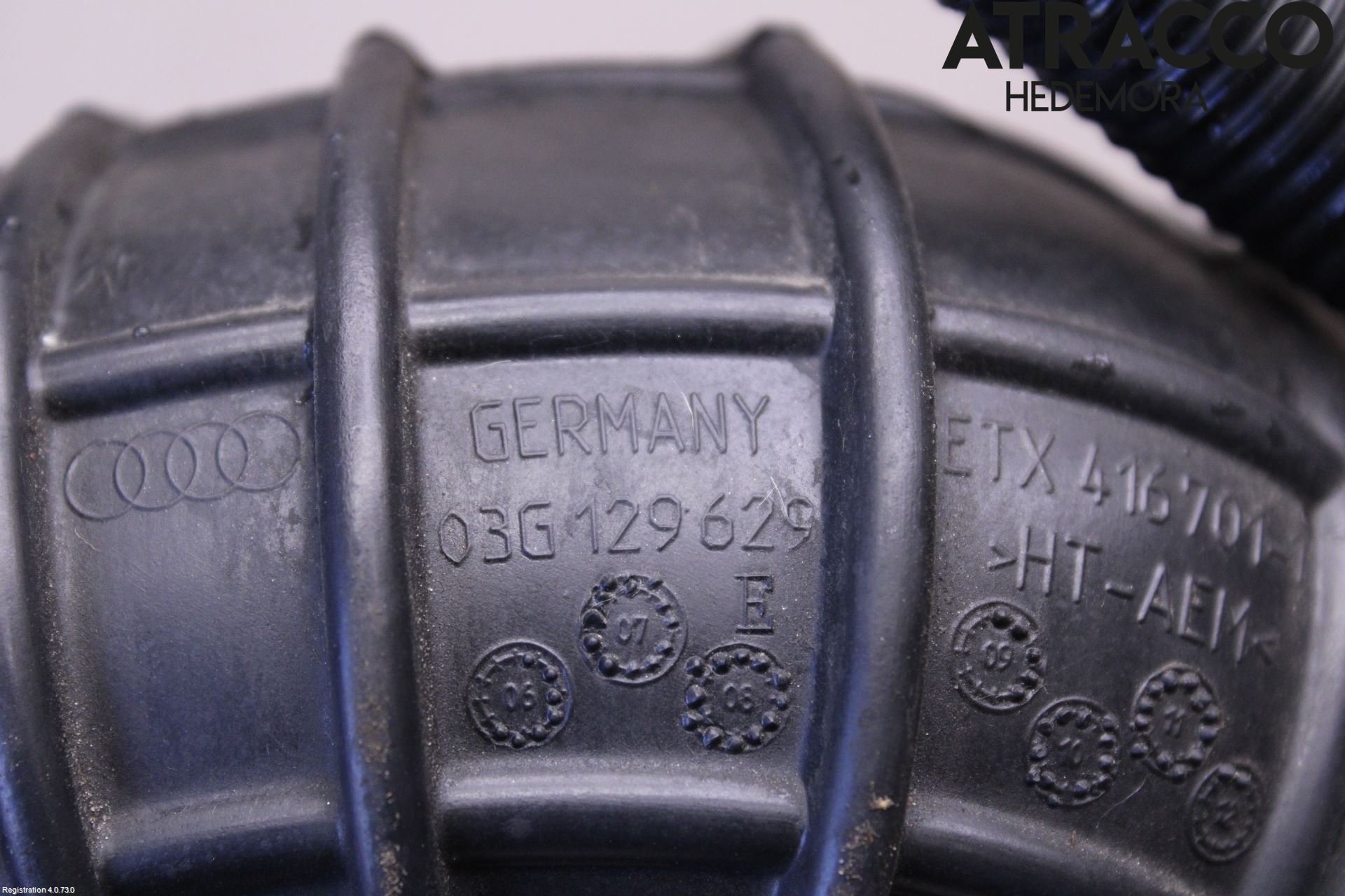 Audi A5 07-16 Inns Gummibelg - Slange