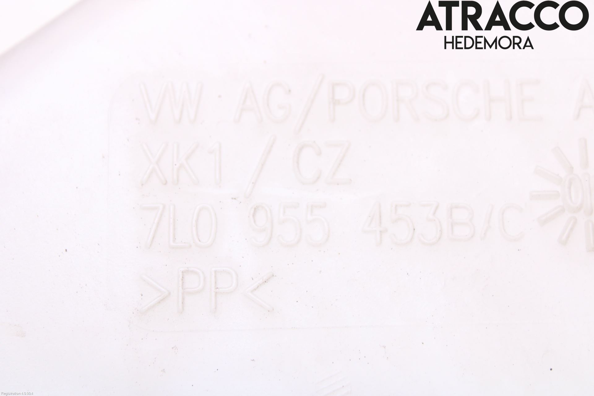 Volkswagen VW TOUAREG 7L 03-10 Spylerbeholder Frontrute-Lykte