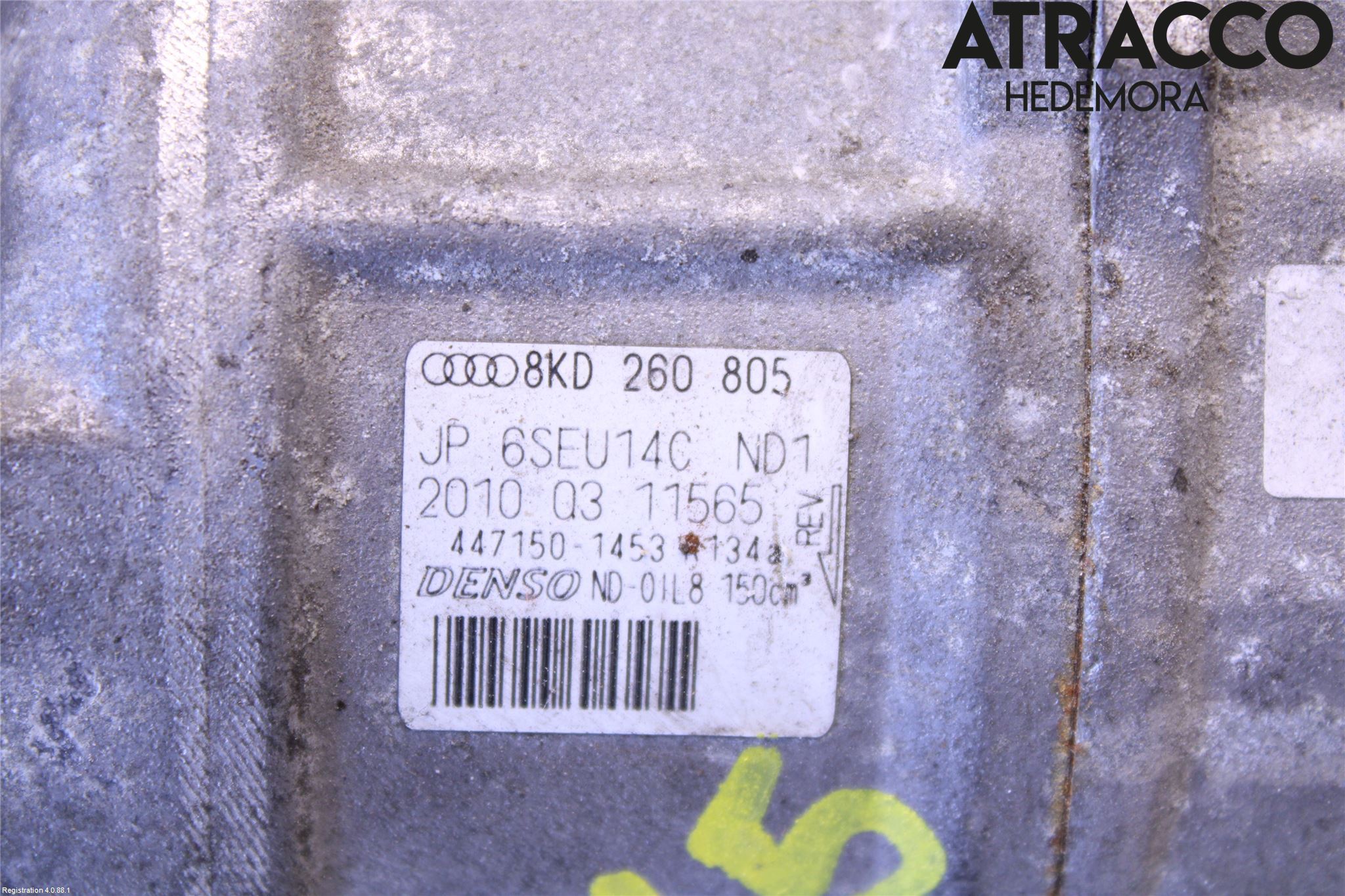 Audi A4/S4 08-11 Varme Ac Kompressor