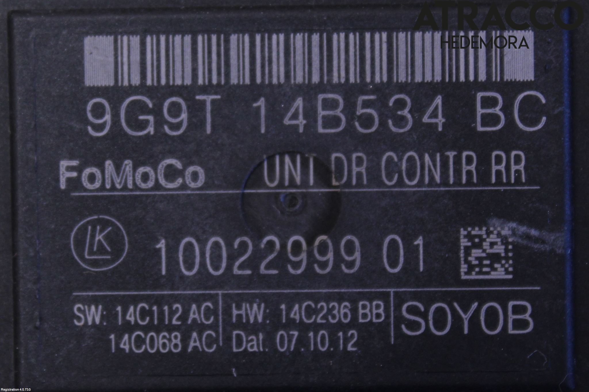 Volvo V70 08-13 Styreenhet Dør