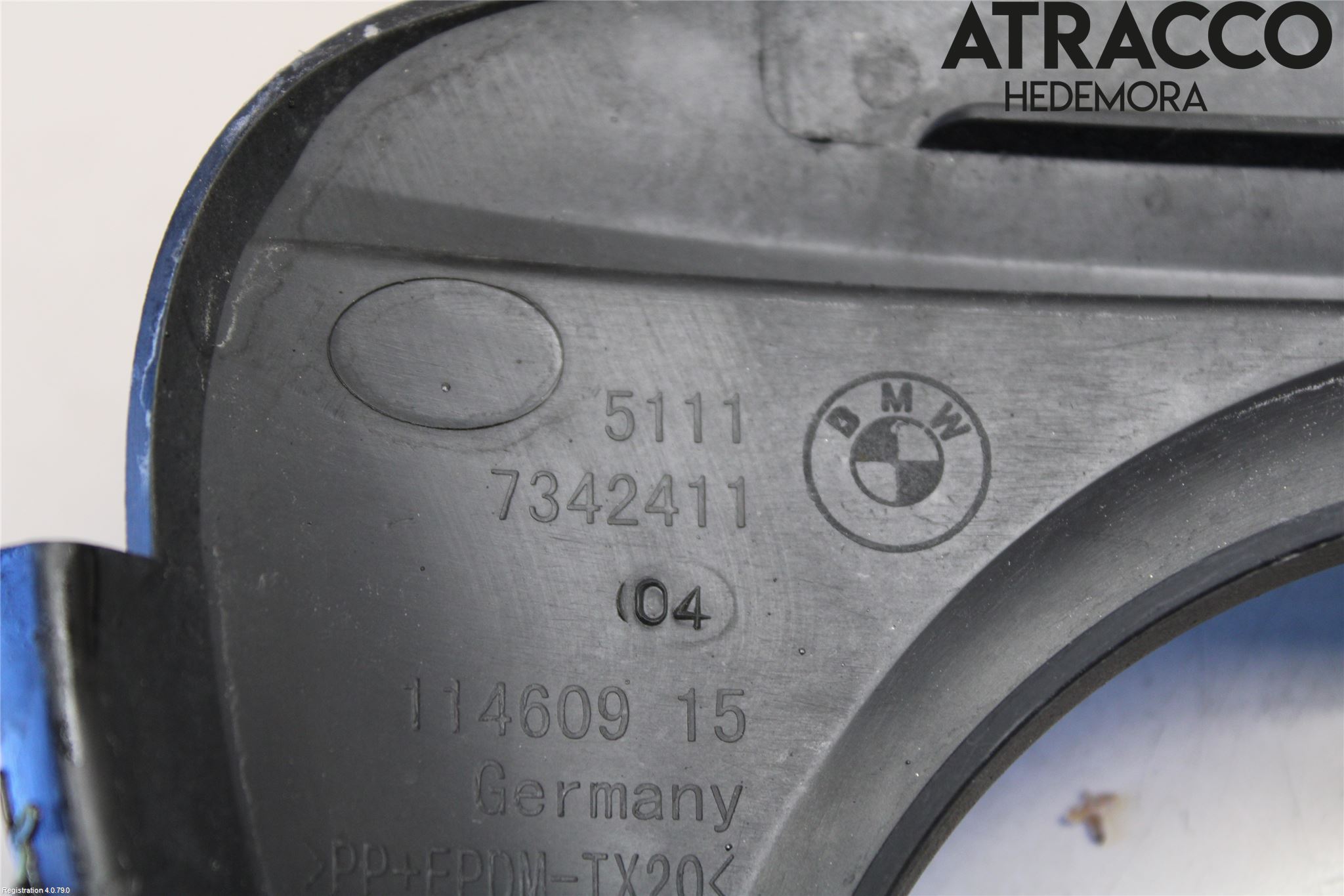 BMW 5 F10/F11/F18 09-17 Frontlykt Kurve-Tåkelys Ramme