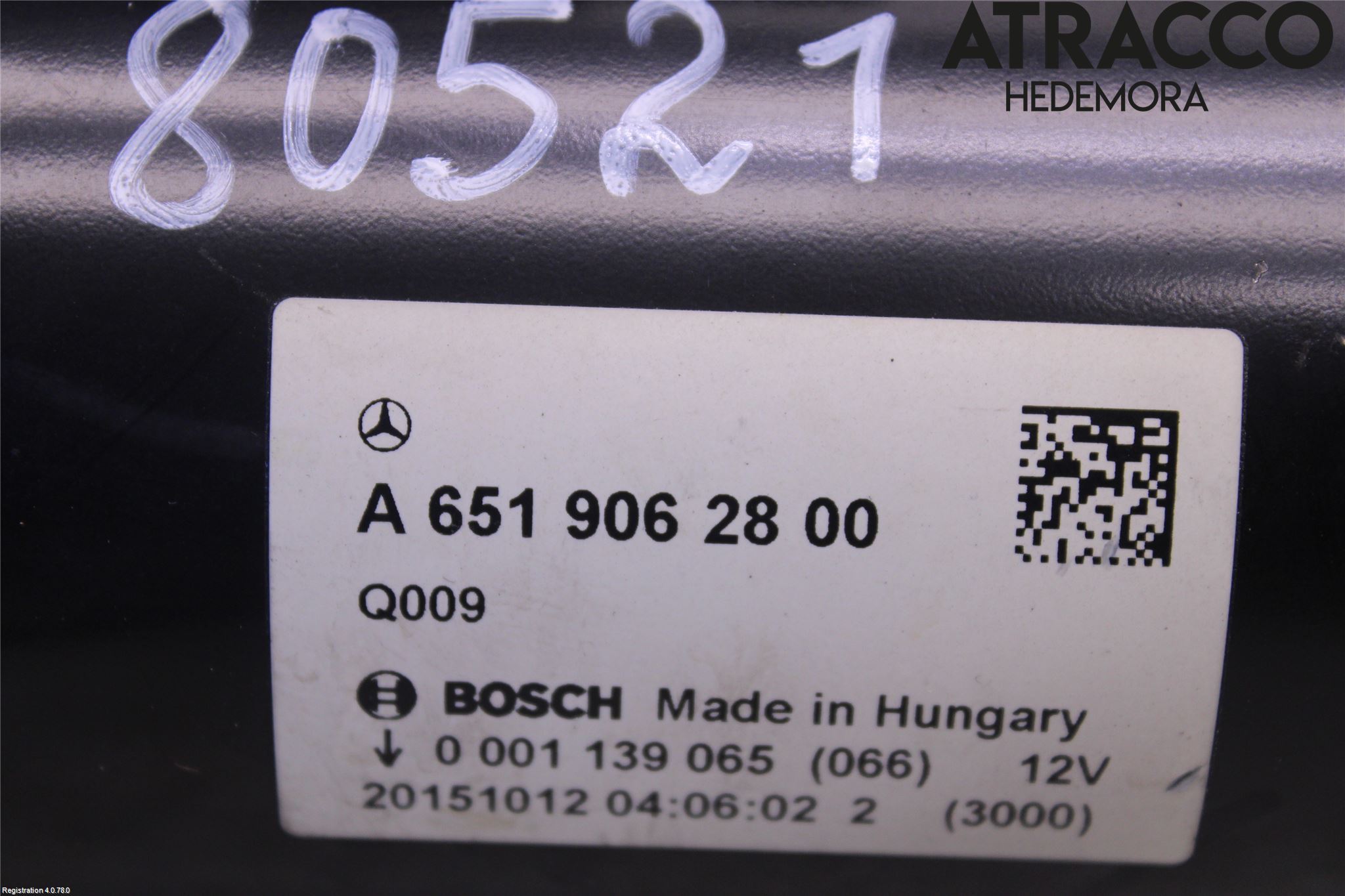 Mercedes-Benz MB C-KLASS (W205) 14-21 Startmotor Diesel