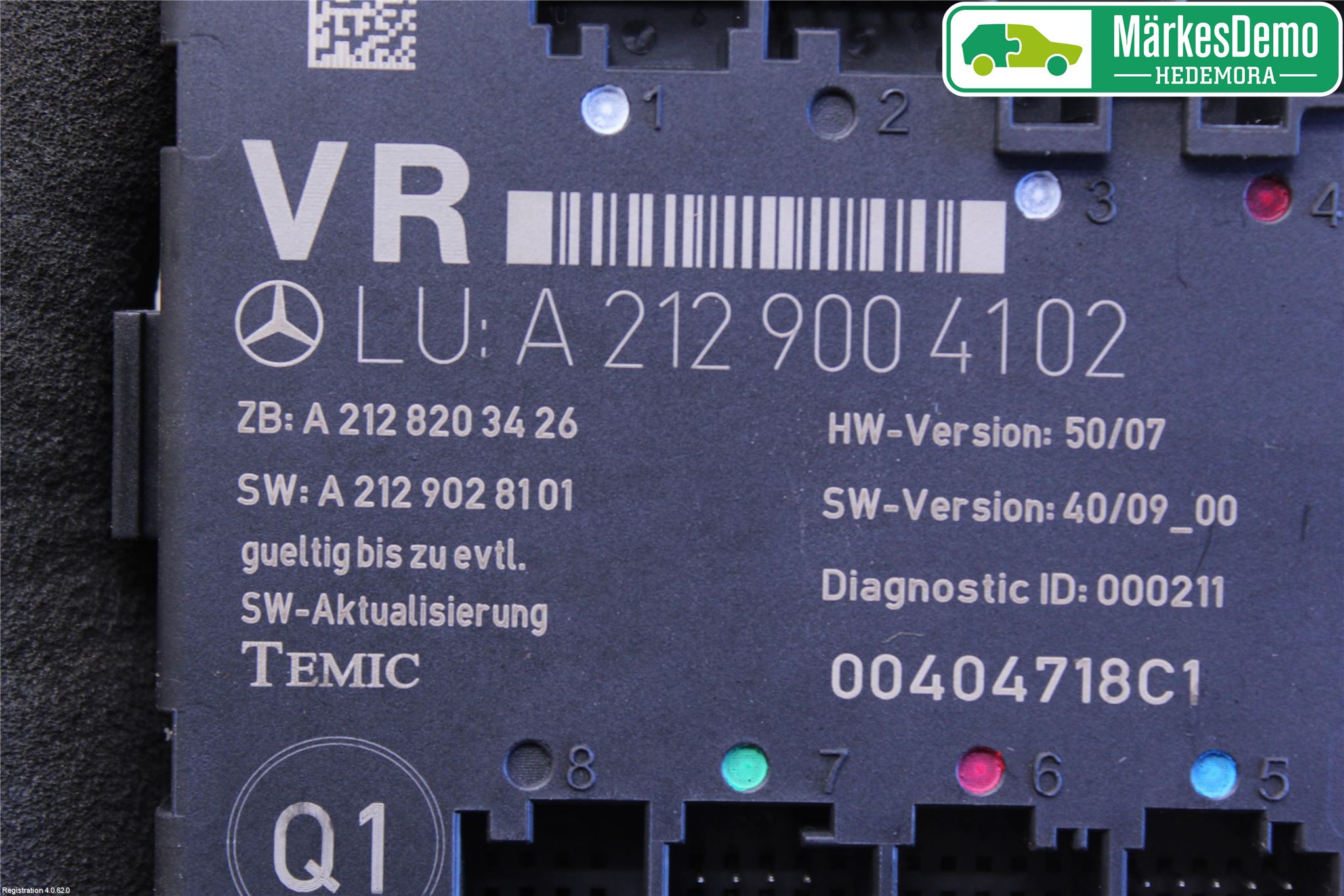 Mercedes-Benz MB C-KLASS (W204) 07-15 Styreenhet Dør