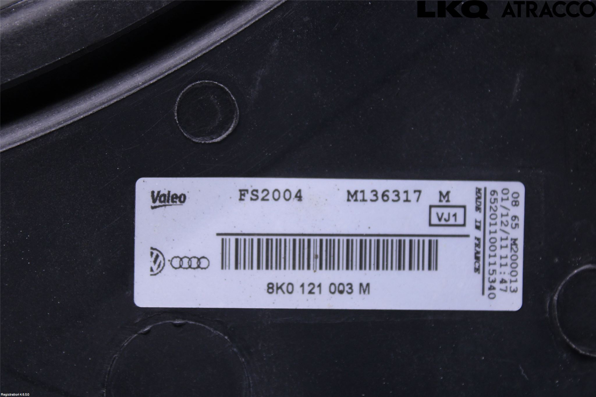 Audi A4/S4 08-11 Kjølevifte Elektrisk