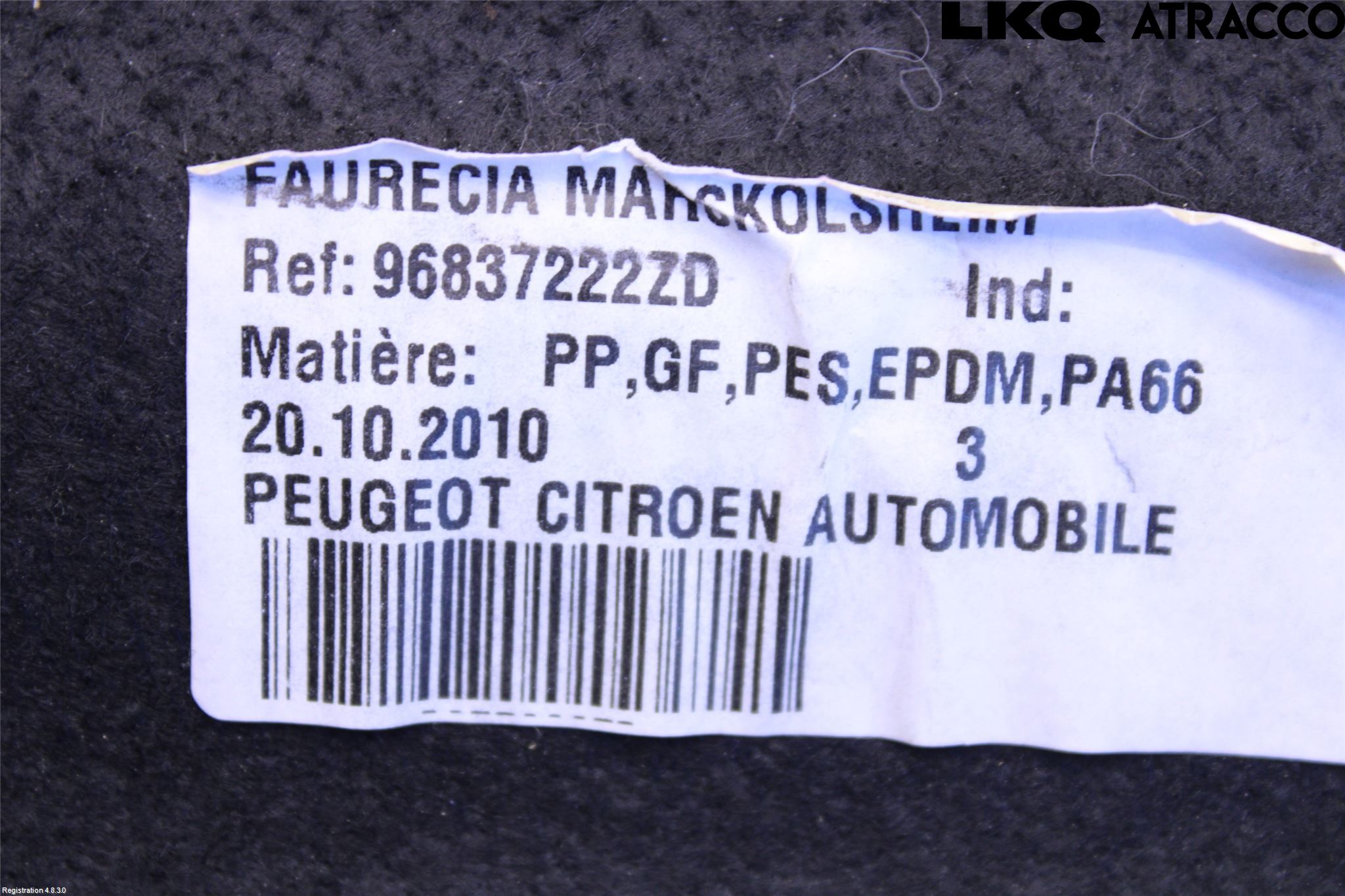 Citroen DS3 Innr Hattehylle