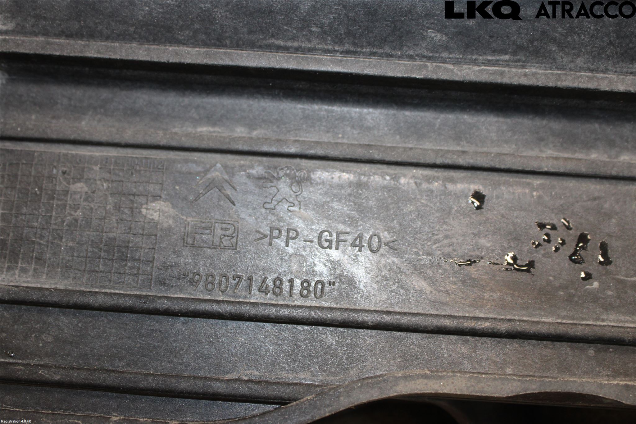 Peugeot 308 14-21 Panserlåsplate-Bjelke