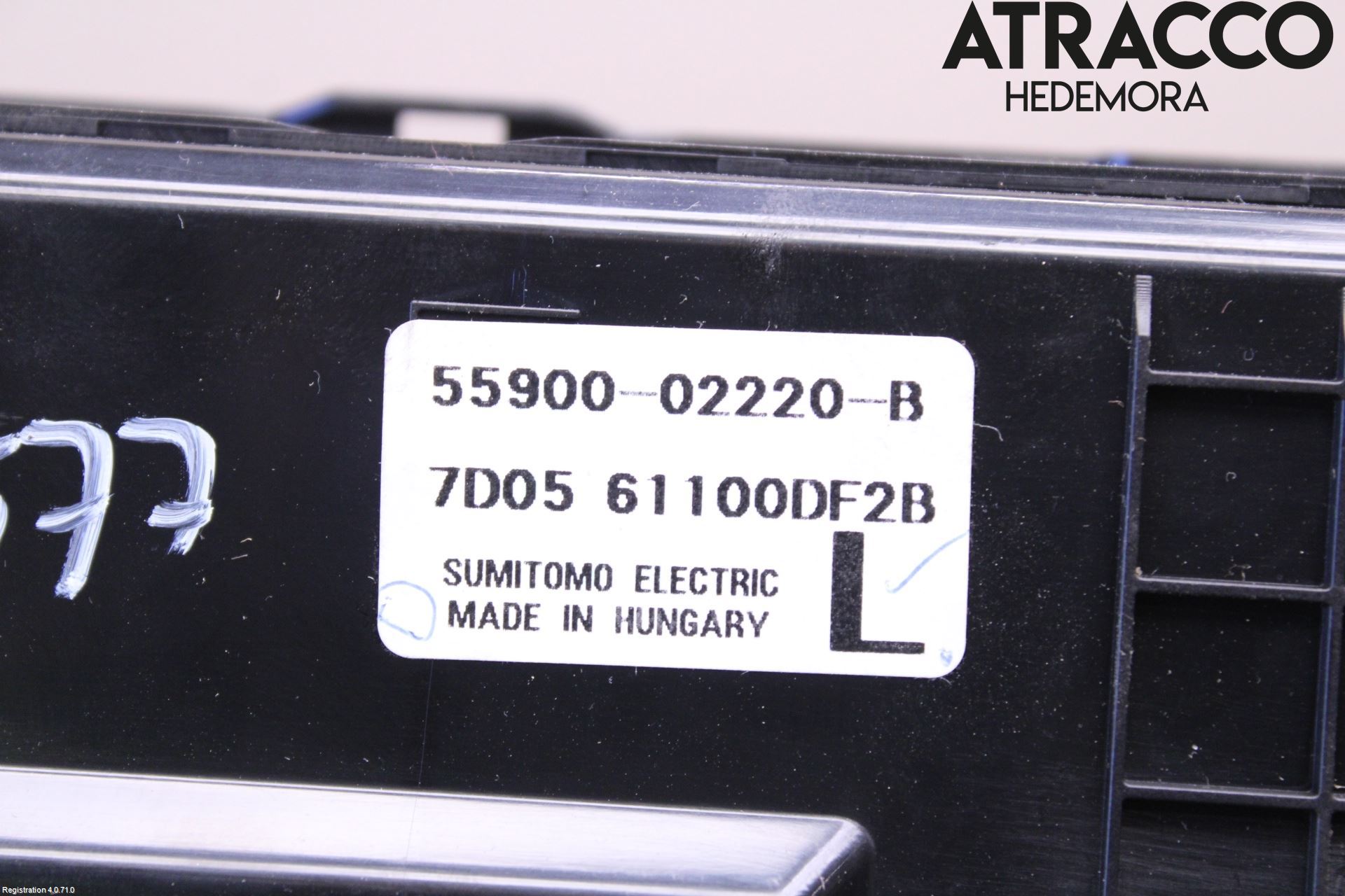 Toyota AURIS 07-09 Varme Ac Betjening-Display