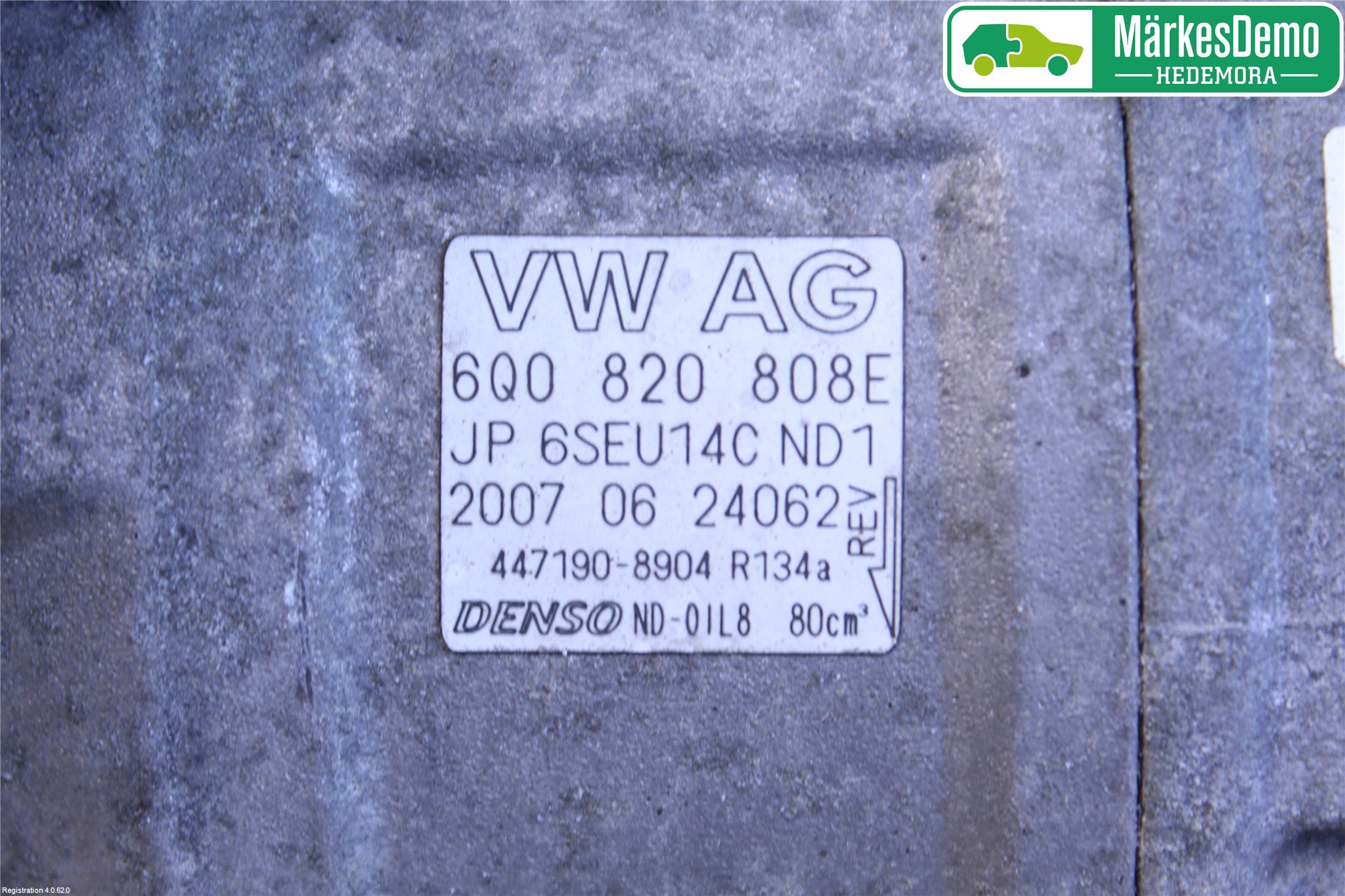 Volkswagen VW POLO 05-09 Varme Ac Kompressor