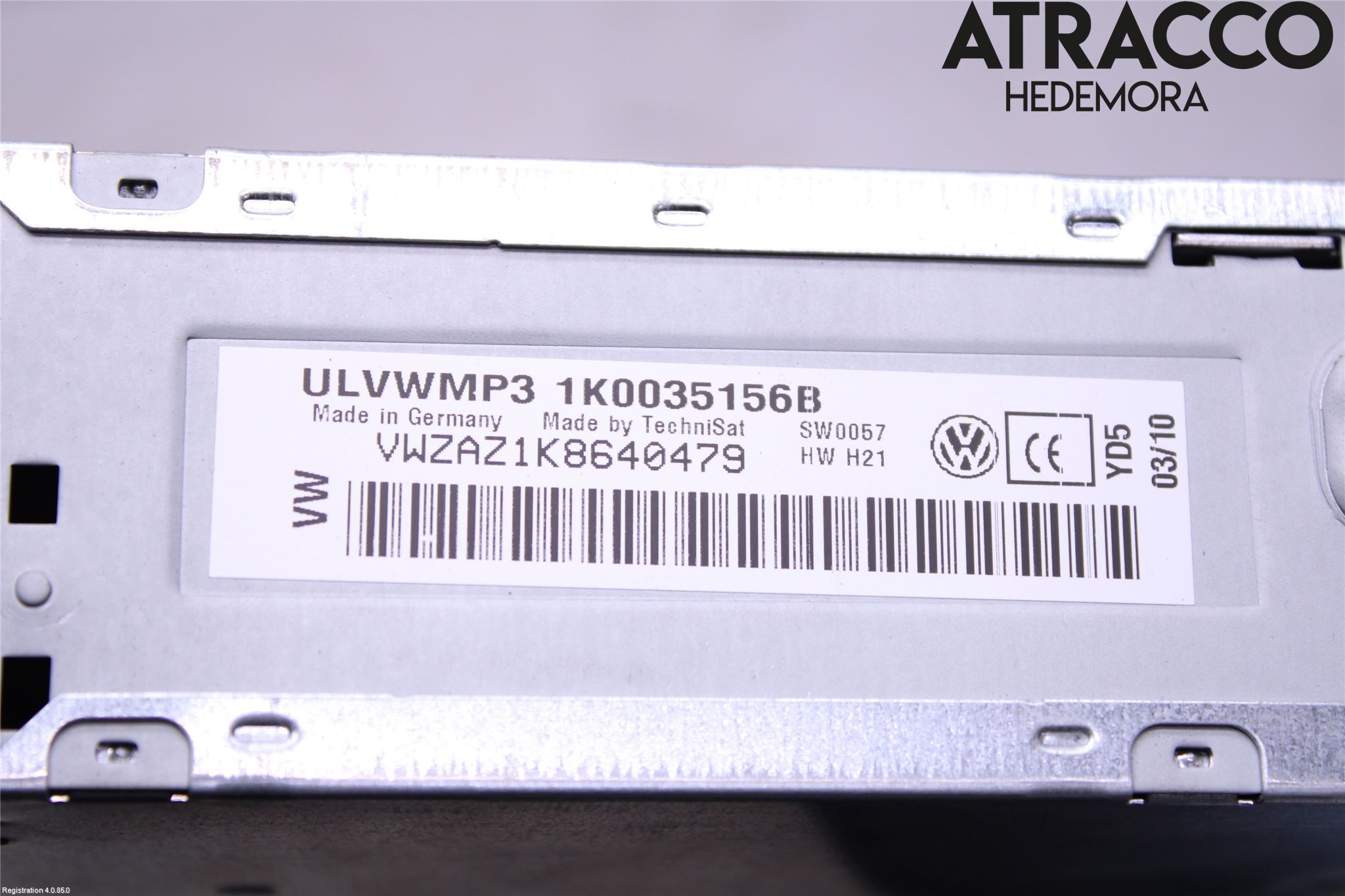 Volkswagen VW GOLF VI 09-13 Stereo Radio Med Cd