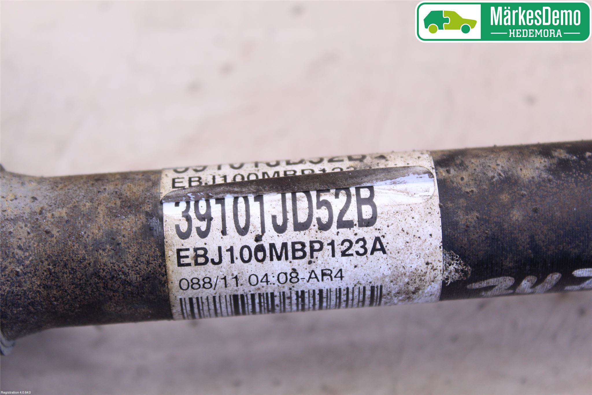 Nissan QASHQAI 10-14 Drivaksel Foran Kompl Venstre