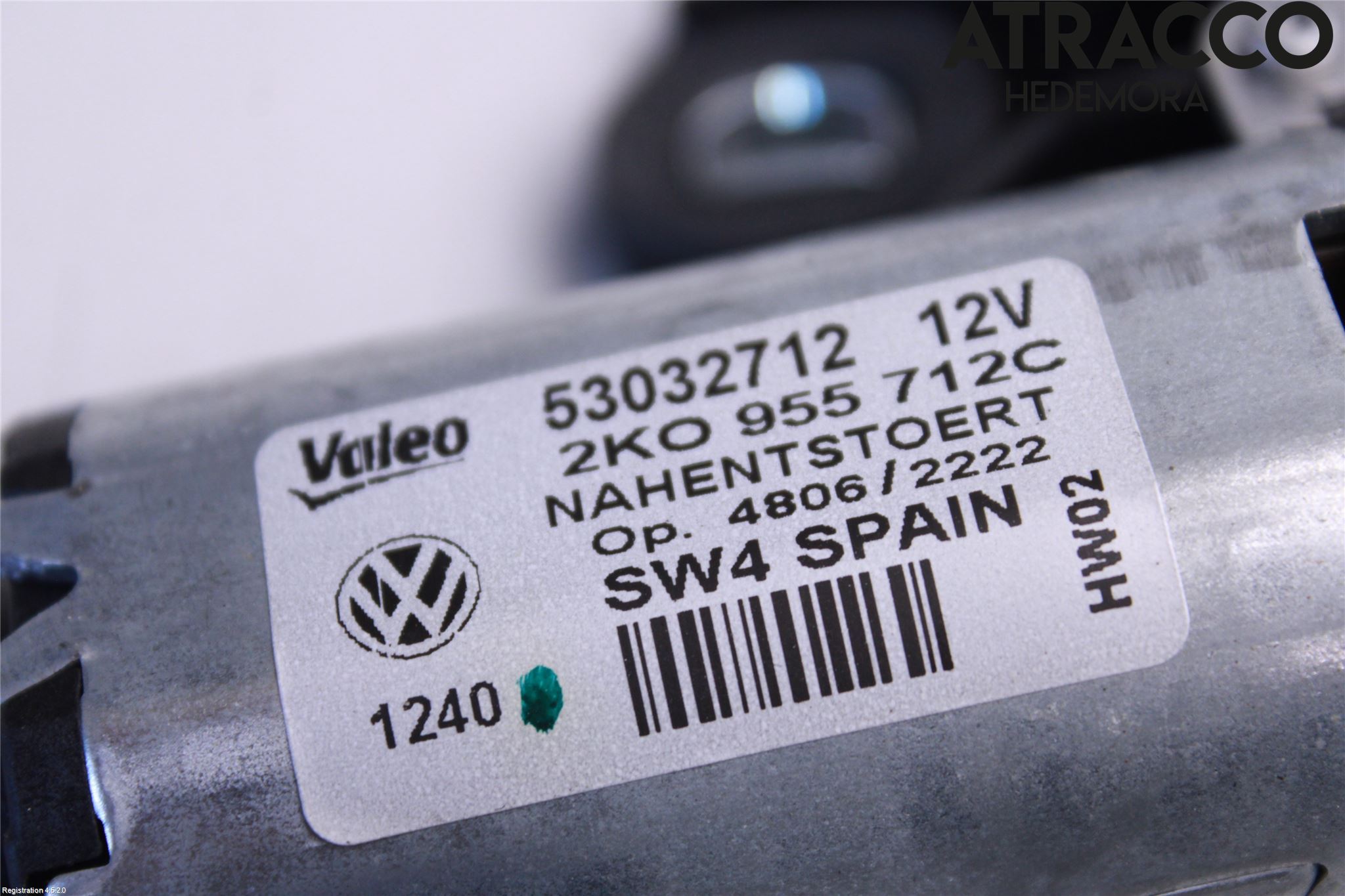 Volkswagen VW CADDY      04-10 Viskermotor Bakluke