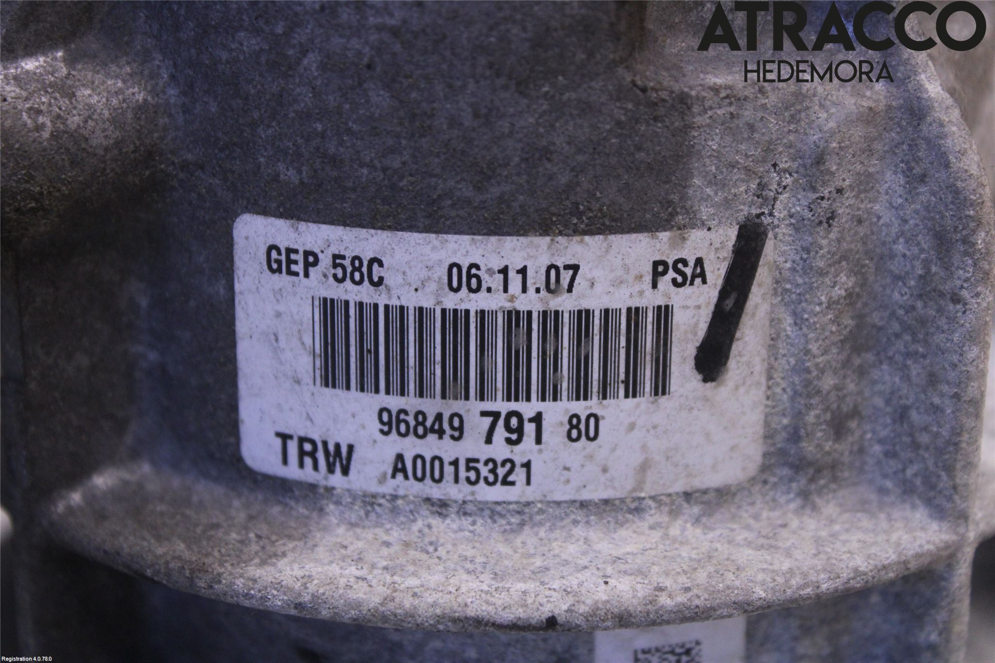 Peugeot 308 08-13 Servostyring Eletrisk Pumpe