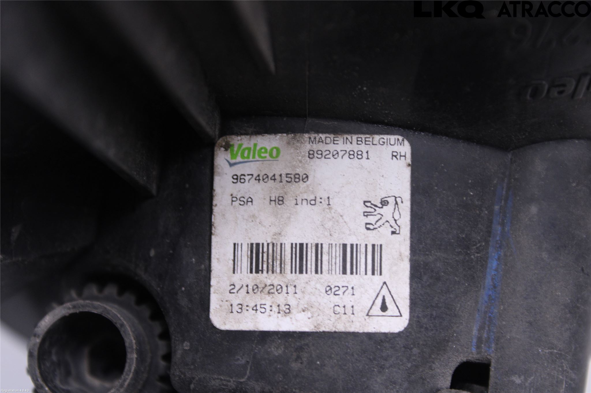 Peugeot 308 08-13 Frontlykt-Kurve-Tåkelys