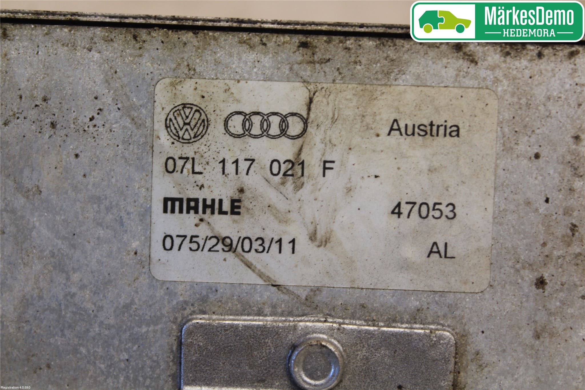 Audi A6/S6     05-11 Radiator Oljekjøler Motor