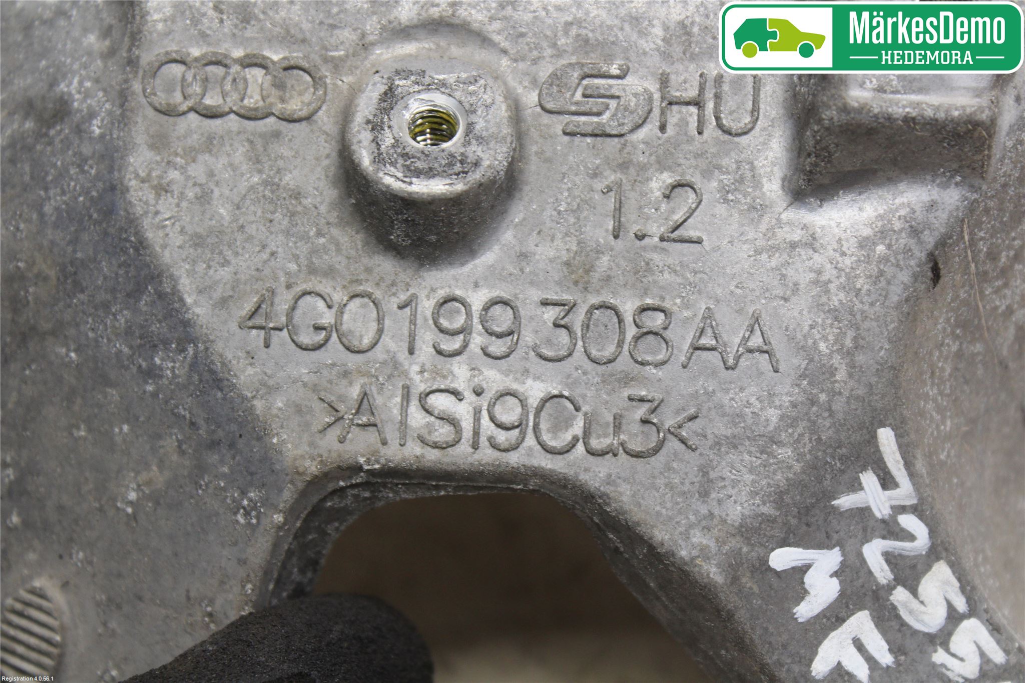 Audi A6/S6 4G 11-18 Motor Feste Stål-Alu