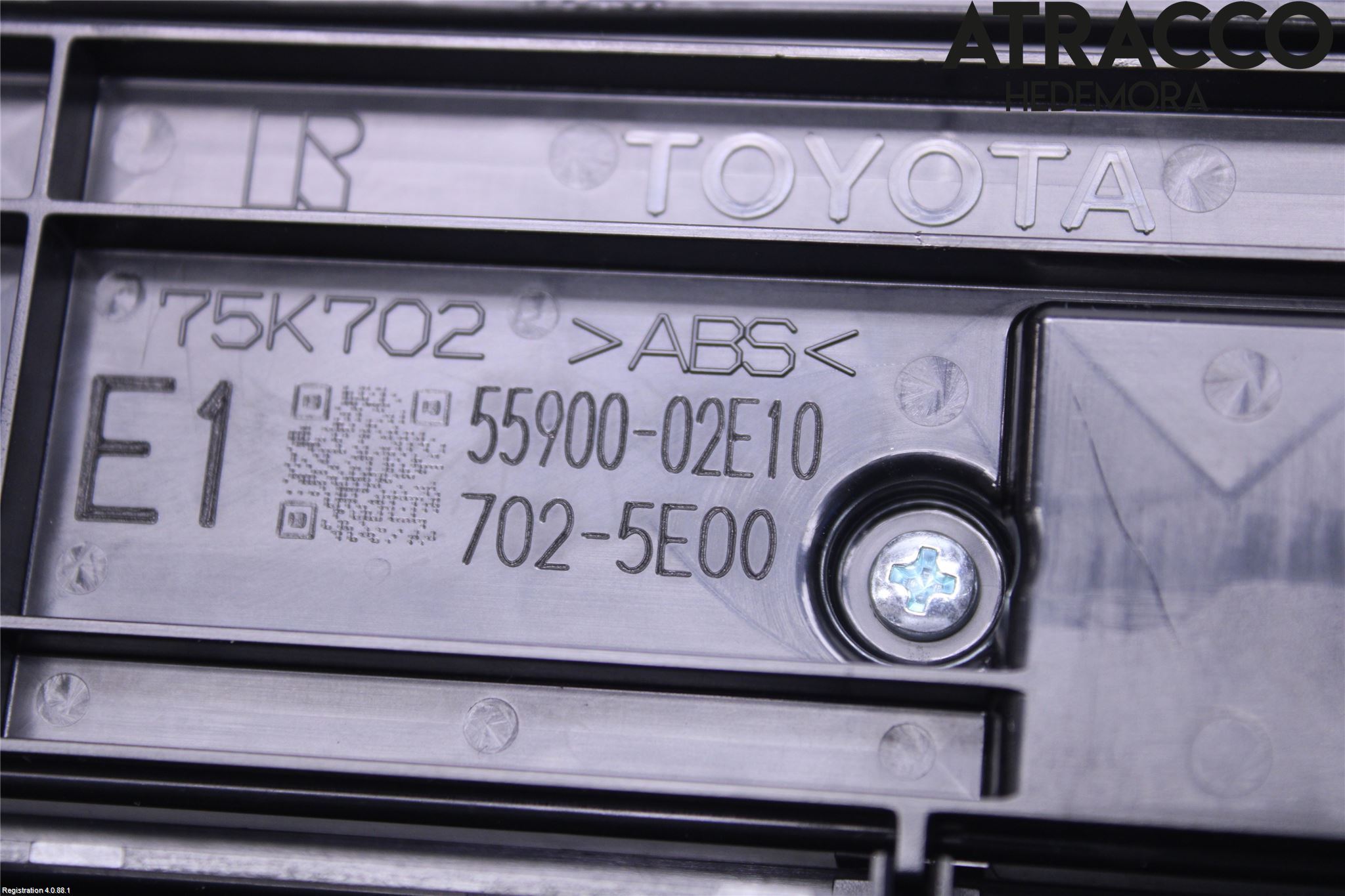 Toyota COROLLA 19- Varme Ac Betjening-Display