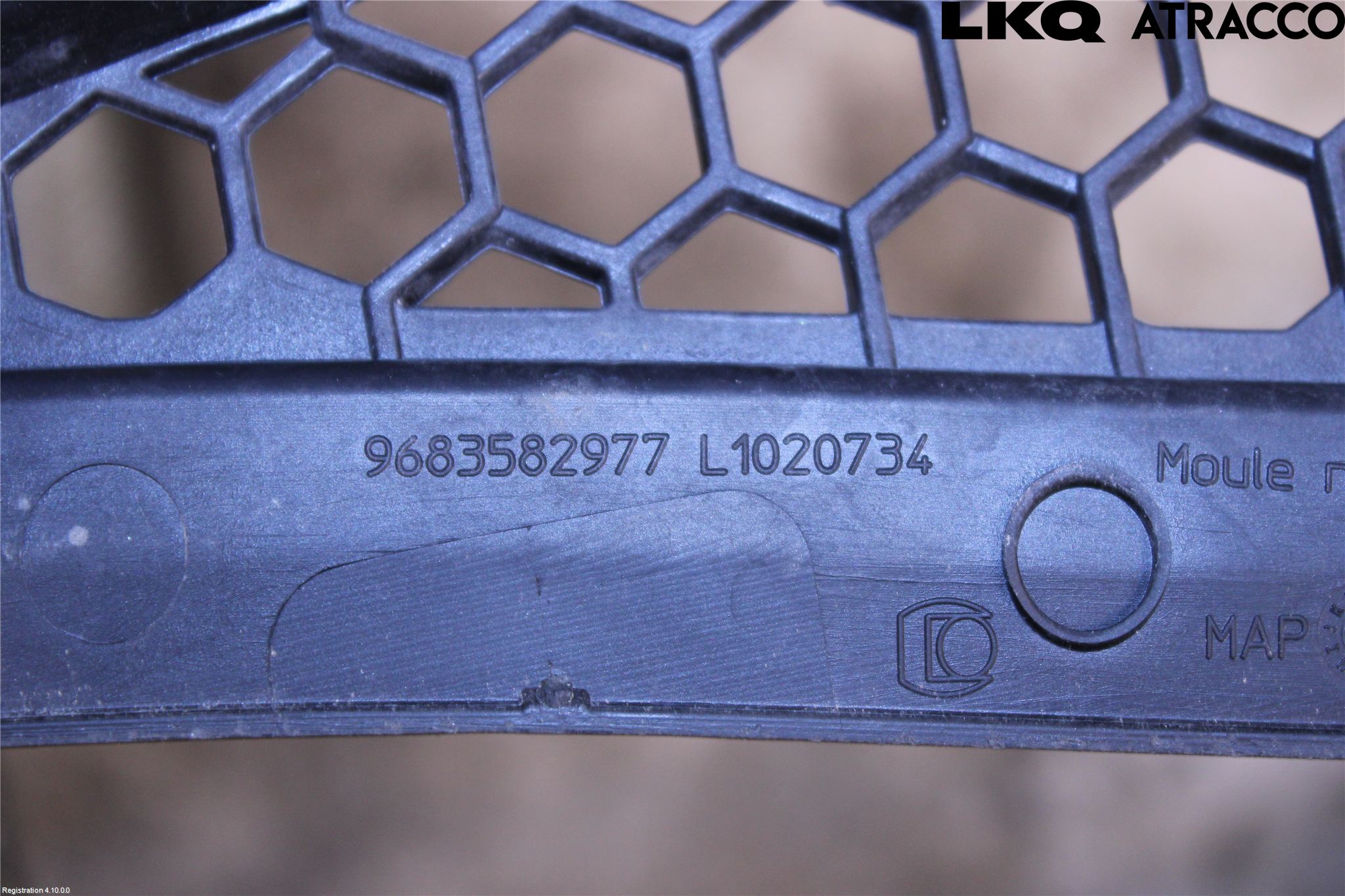 Citroen C3 10-17 Visker Deksel-Grill-Under Frr