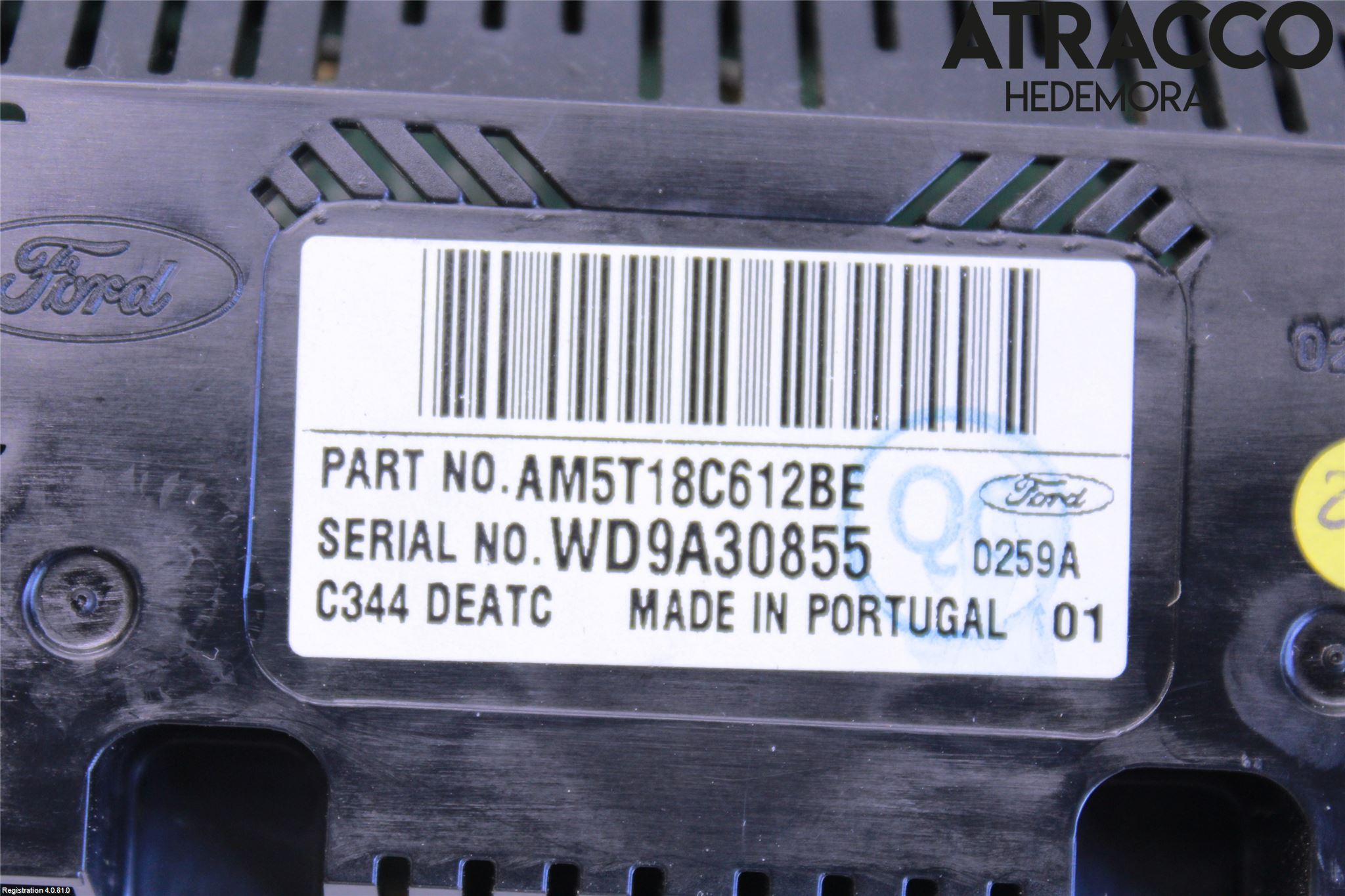 Ford GRAND C-MAX  11-14 Varme Ac Betjening-Display