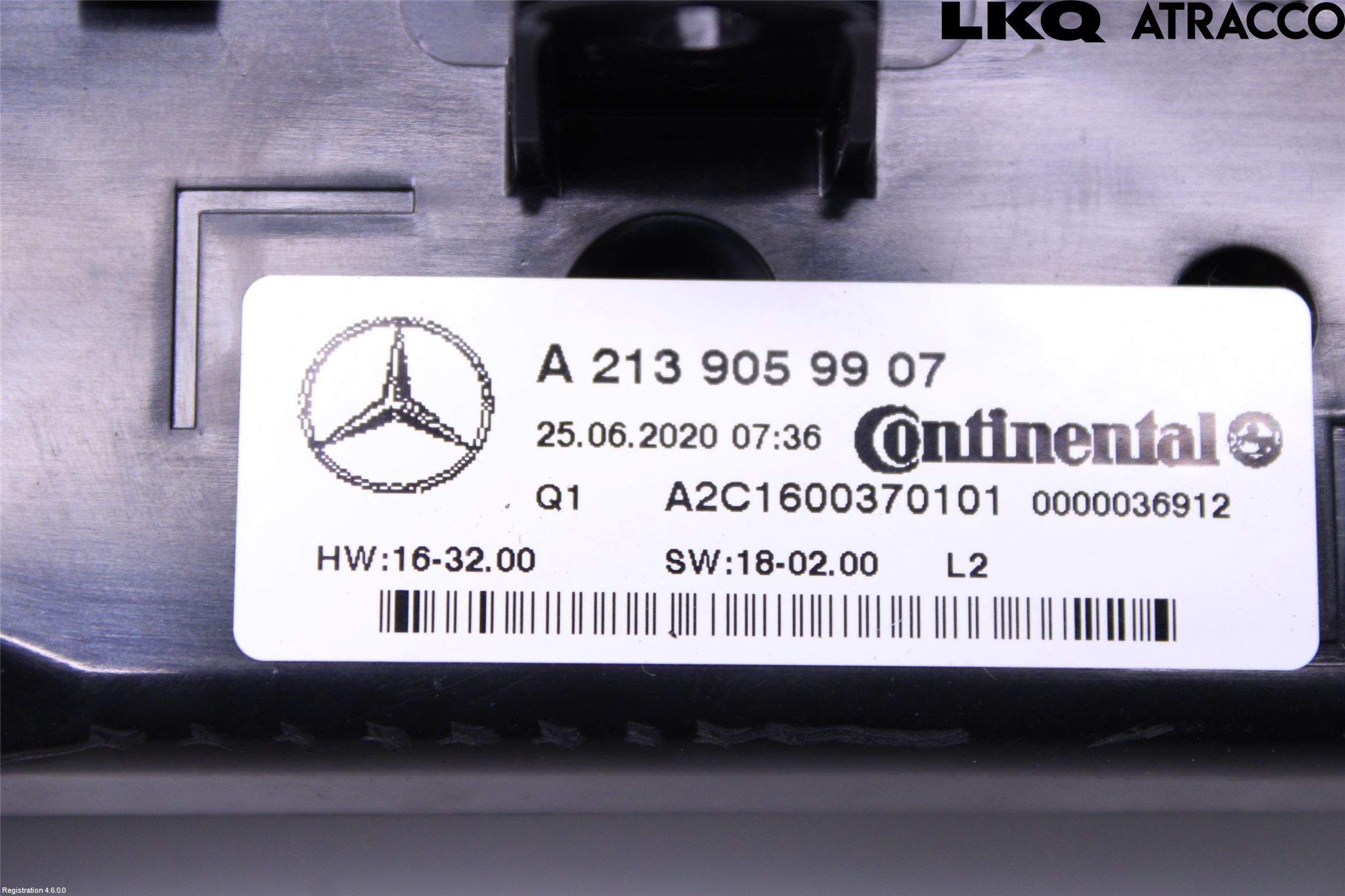 Mercedes-Benz MB E-KLASS (W213) 16-23 Varme Ac Betjening-Display