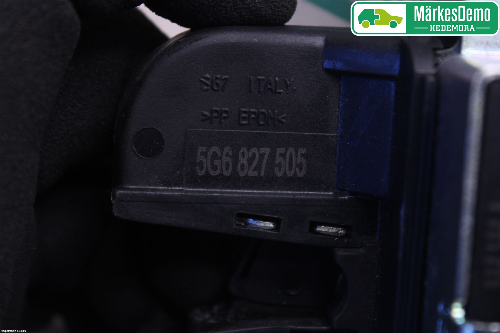 Volkswagen VW GOLF / E-GOLF VII 13-20 Bakluke-Lokk Låsekasse