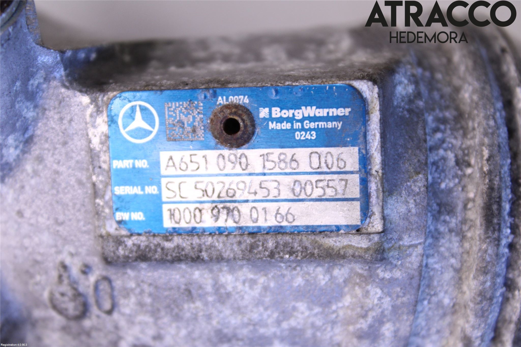 Mercedes-Benz MB C-KLASS (W205) 14-21 Turboaggregat