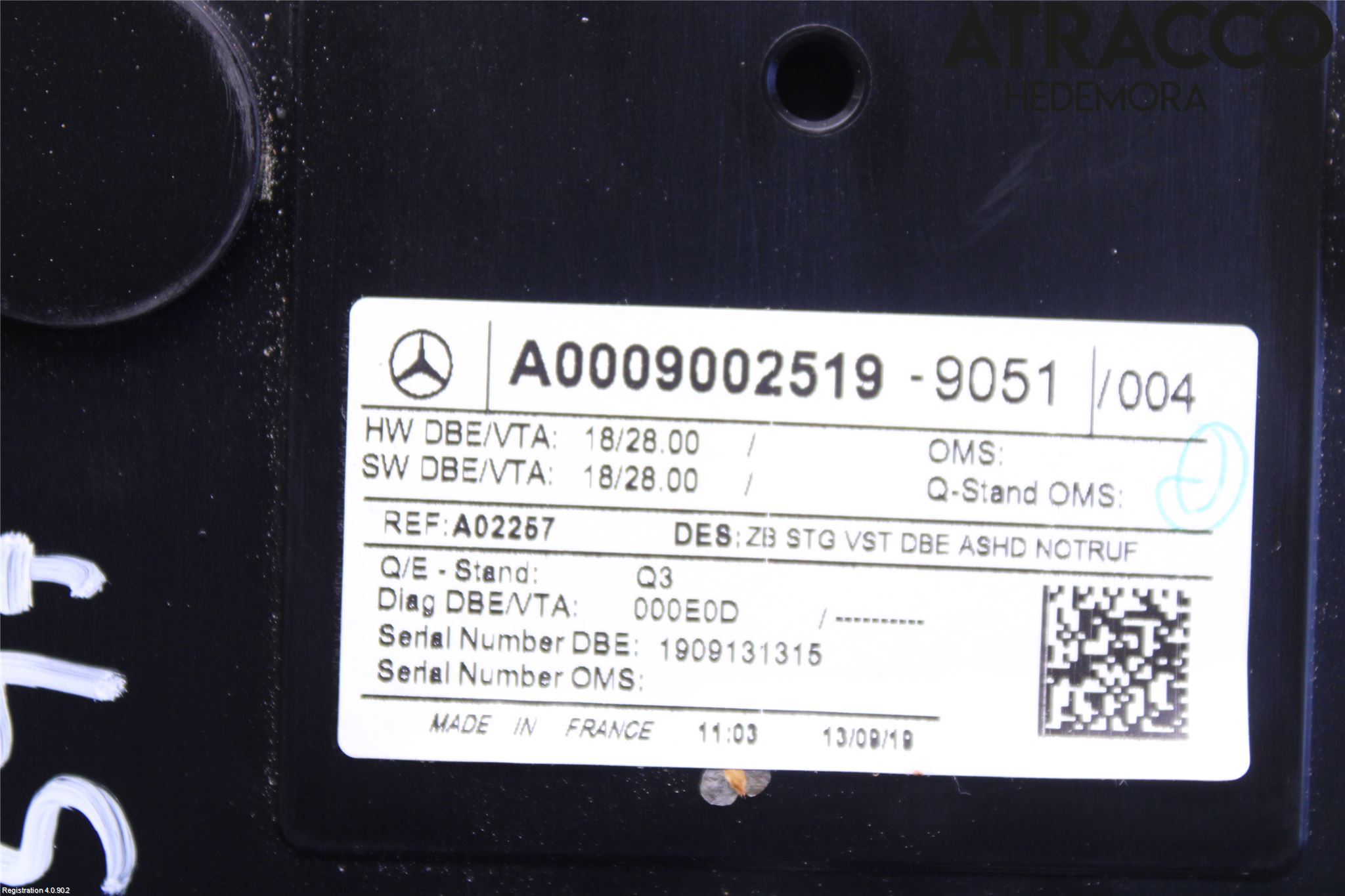 Mercedes-Benz MB CLA-KLASS (C118/X118) 19- Innr Taklys