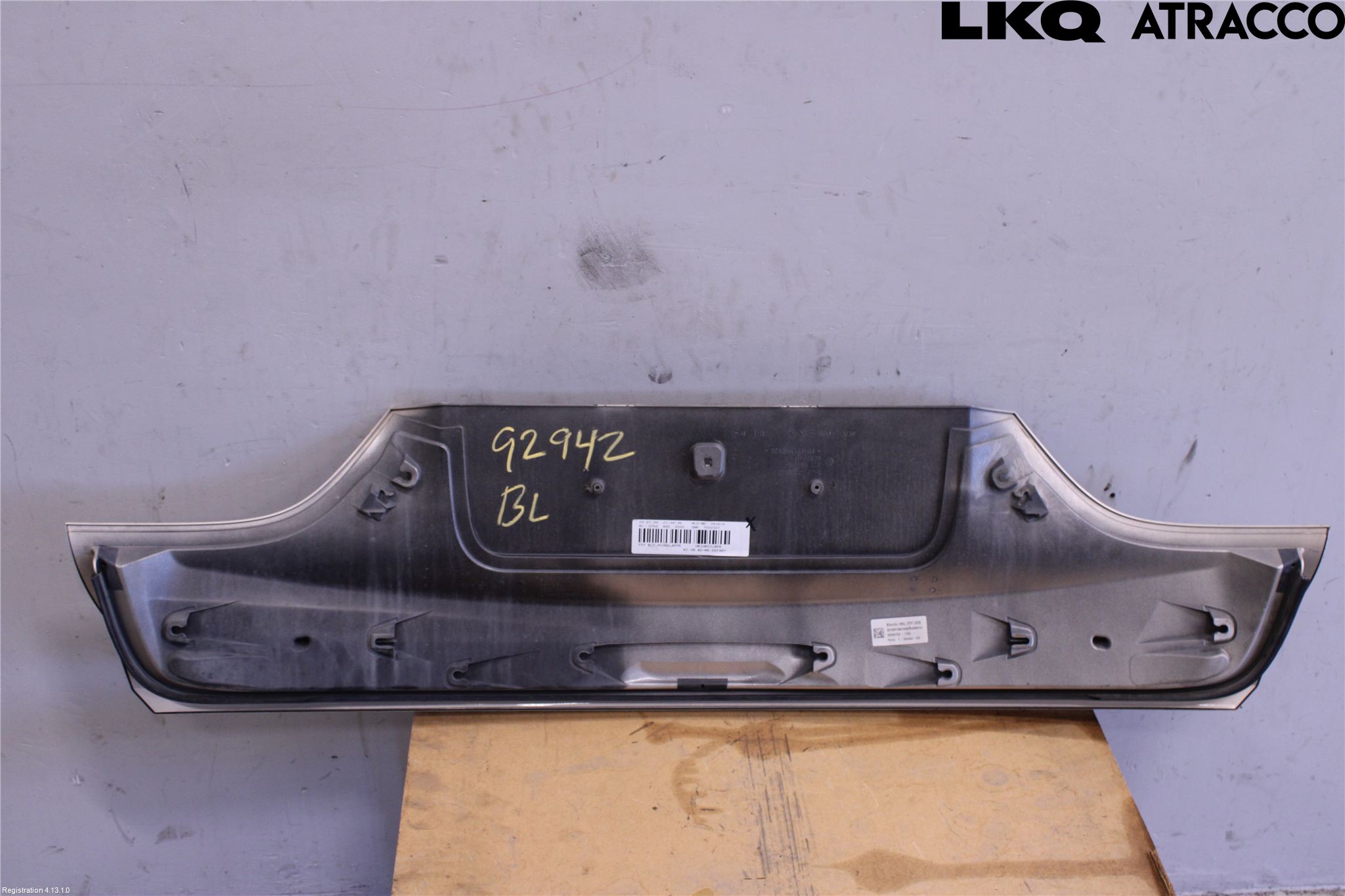 BMW 5 GT F07 09-17 Refleksplate - Skiltplate