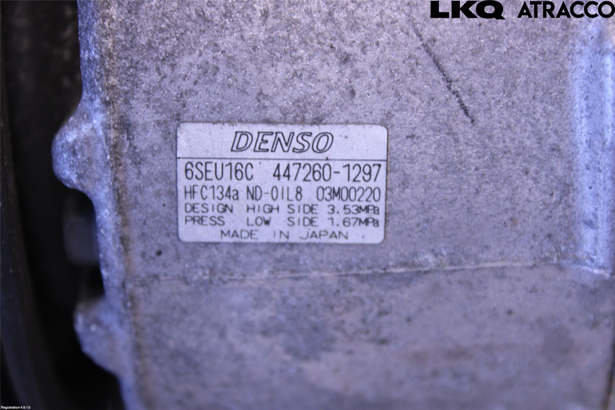 Lexus IS 220d/250/350 06-13 Varme Ac Kompressor