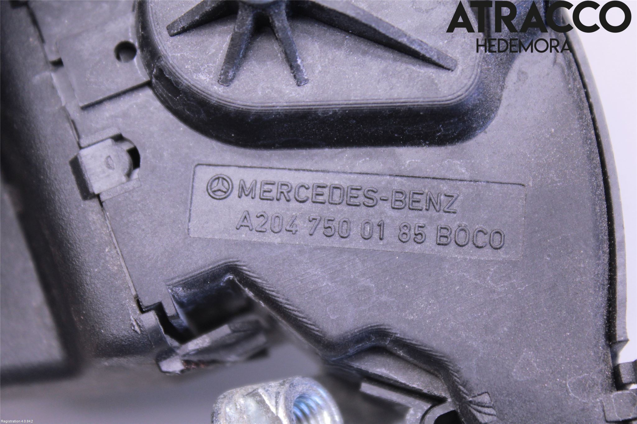 Mercedes-Benz MB C-KLASS (W204) 07-15 Bakluke-Lokk Låsekasse