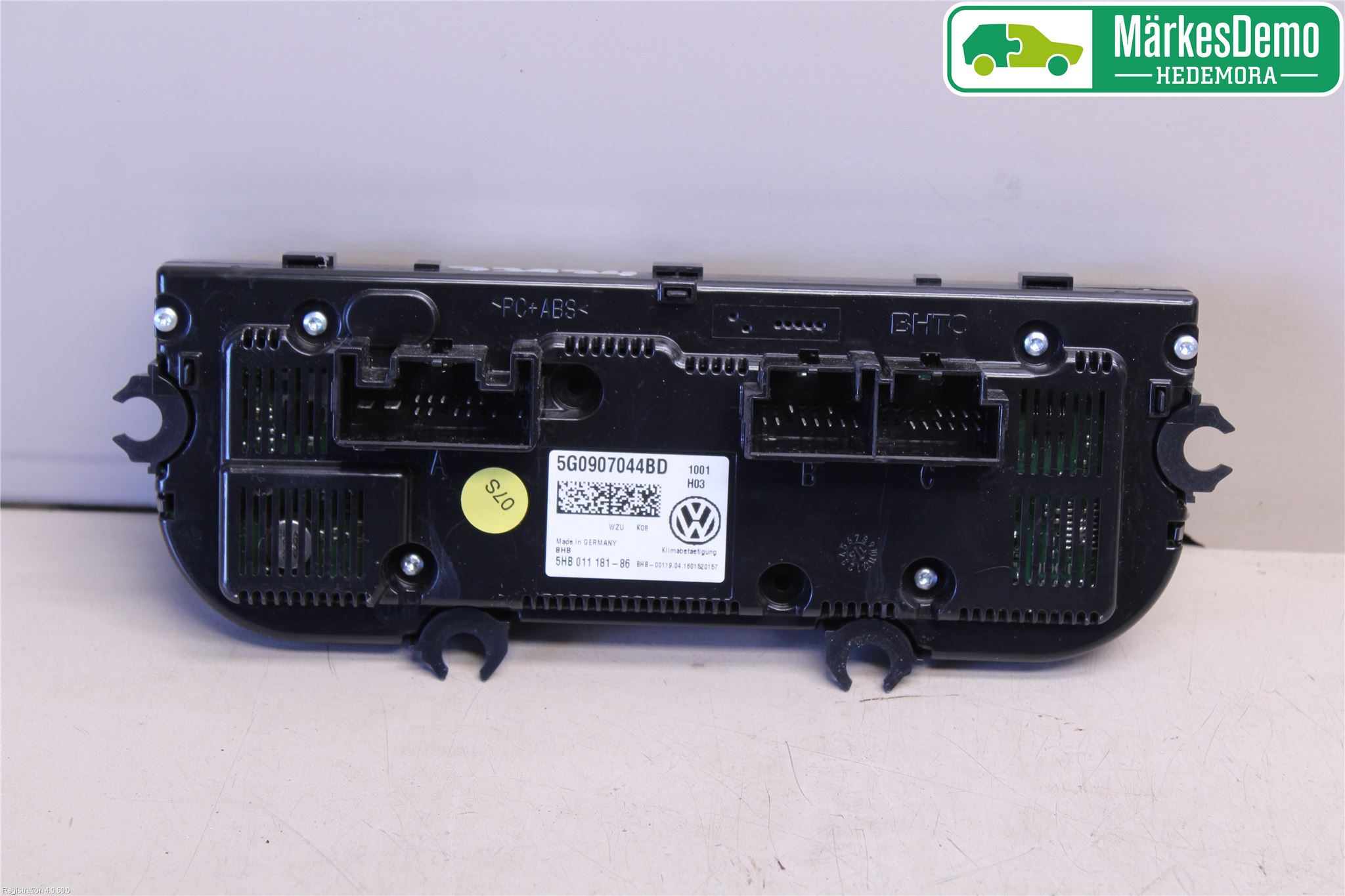 Volkswagen VW GOLF / E-GOLF VII 13-20 Varme Ac Betjening-Display