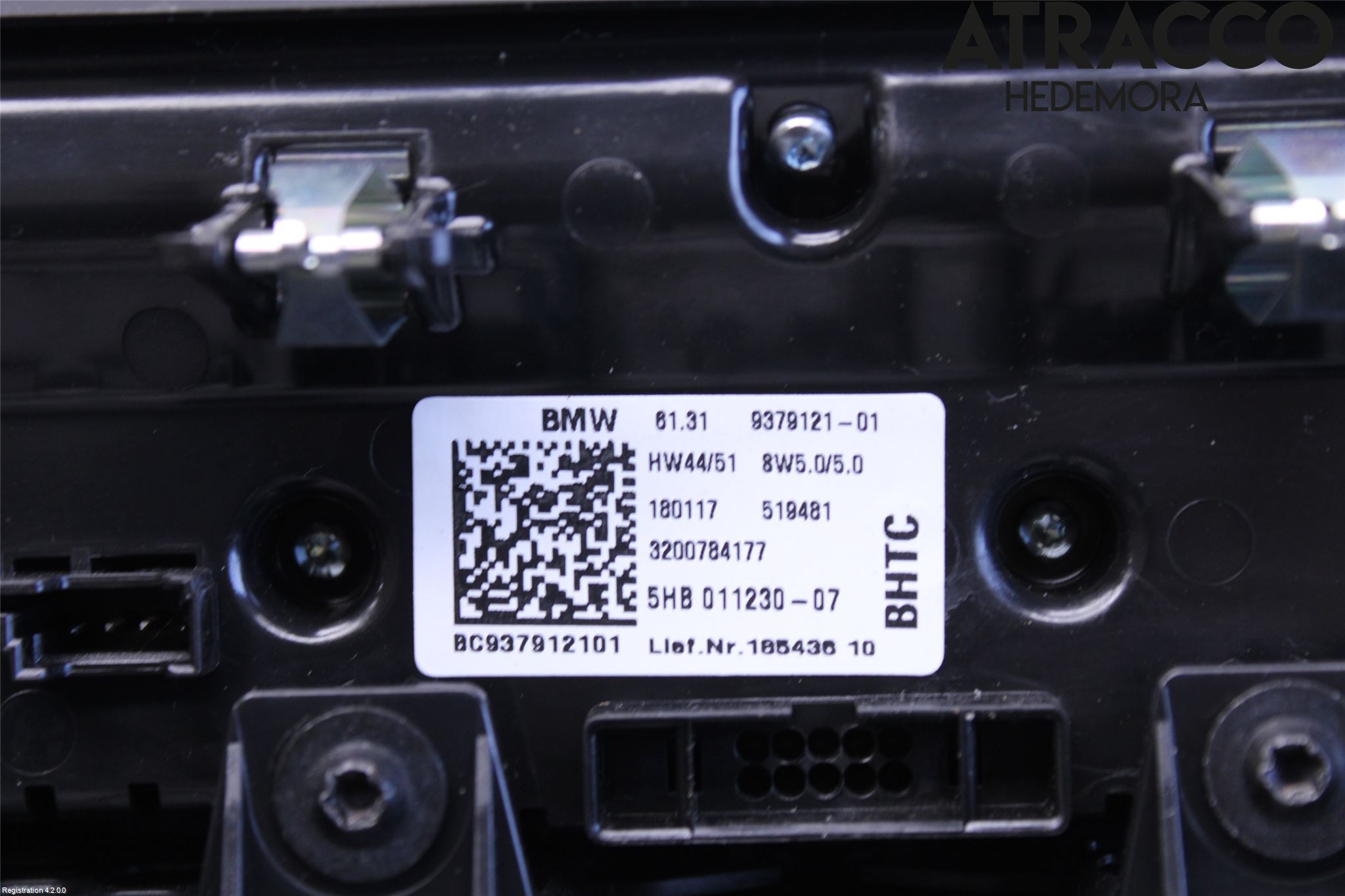 BMW i3 I01 13-22 Varme Ac Betjening-Display