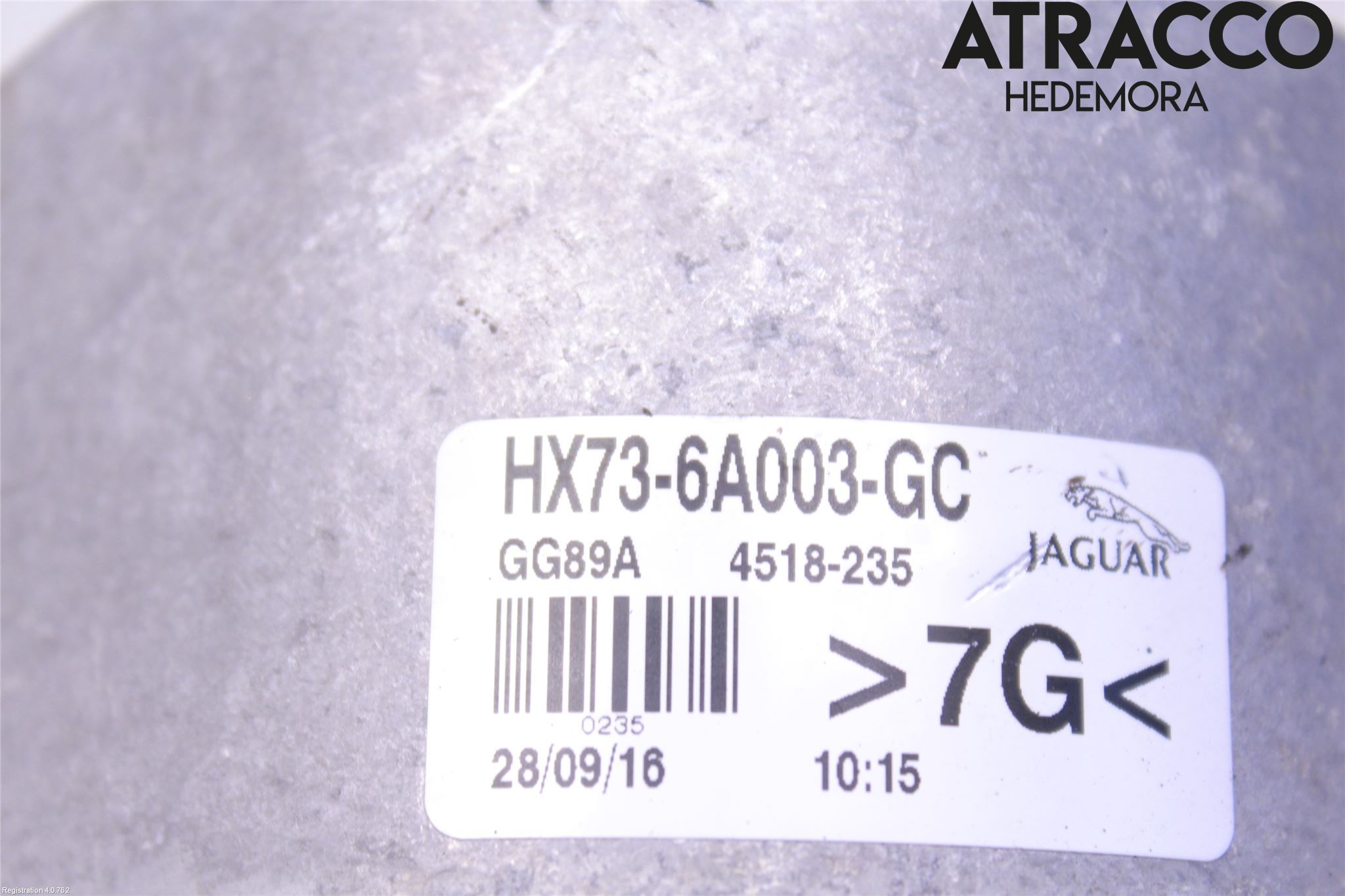 Jaguar XF (X260) 16-24 Motor Feste Gummi