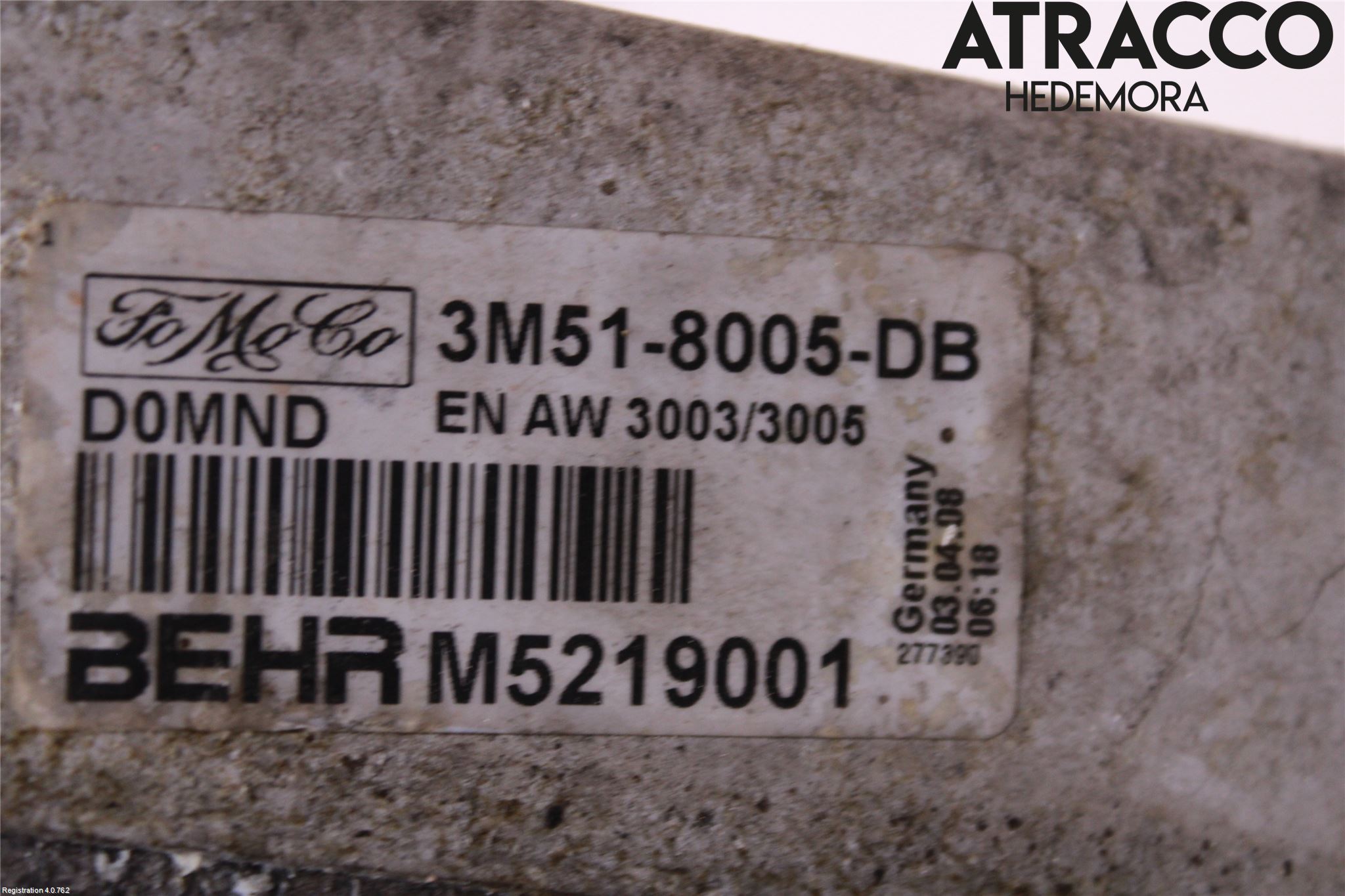 Volvo V50 08-12 Radiator Manuell