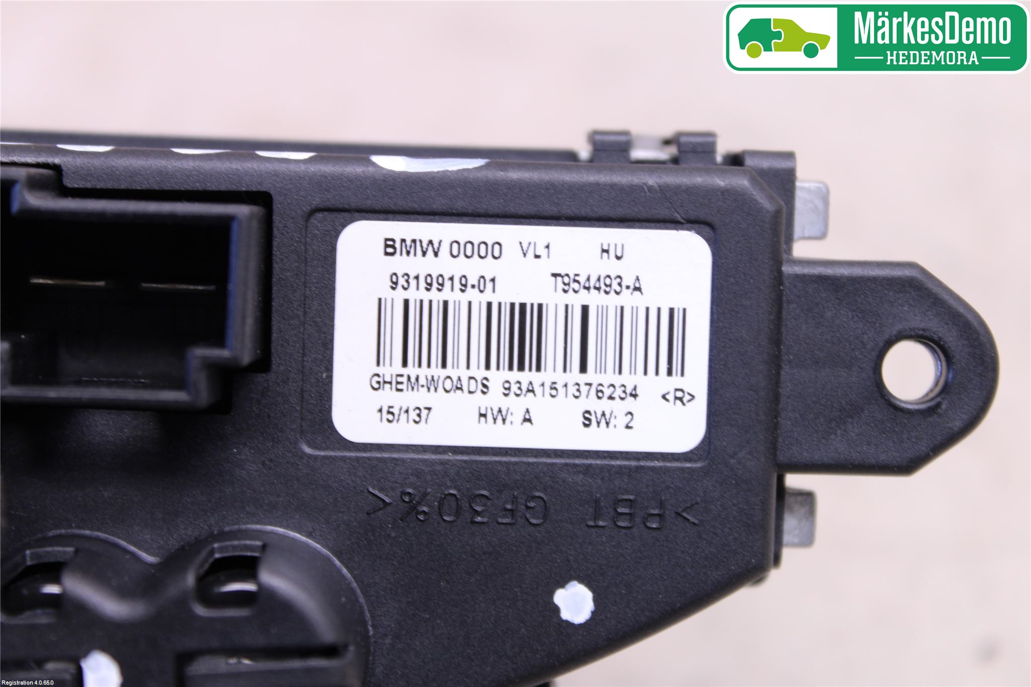 BMW 1 F20/F21 11-19 Varmeapparat Viftemotstand