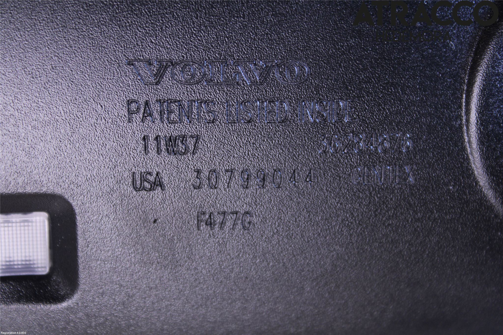 Volvo V60 11-13 Speil Innvendig