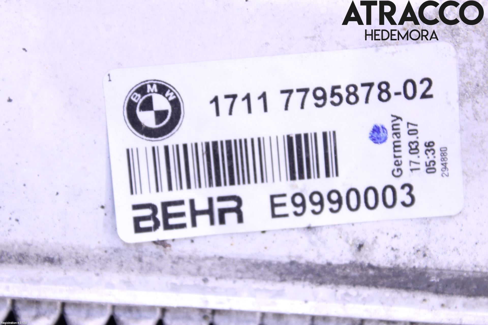 BMW 5 E60/61 Sed/Tou 02-10 Radiator Automat