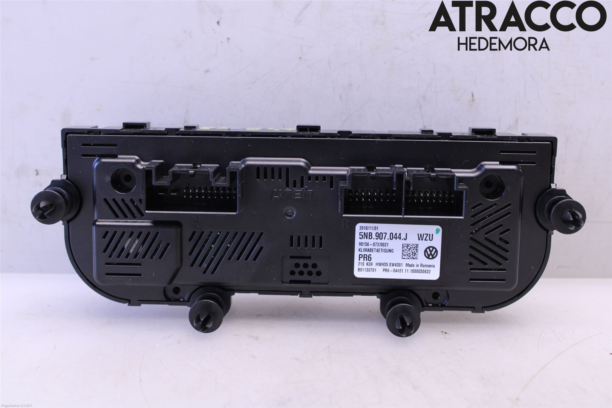 Volkswagen VW TIGUAN 16-24 Varme Ac Betjening-Display