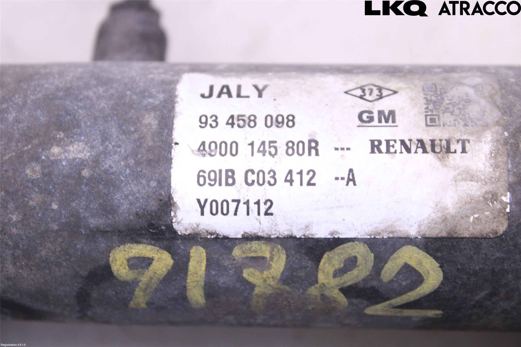 Opel VIVARO 15-19 Servo Snekke - Tannstang