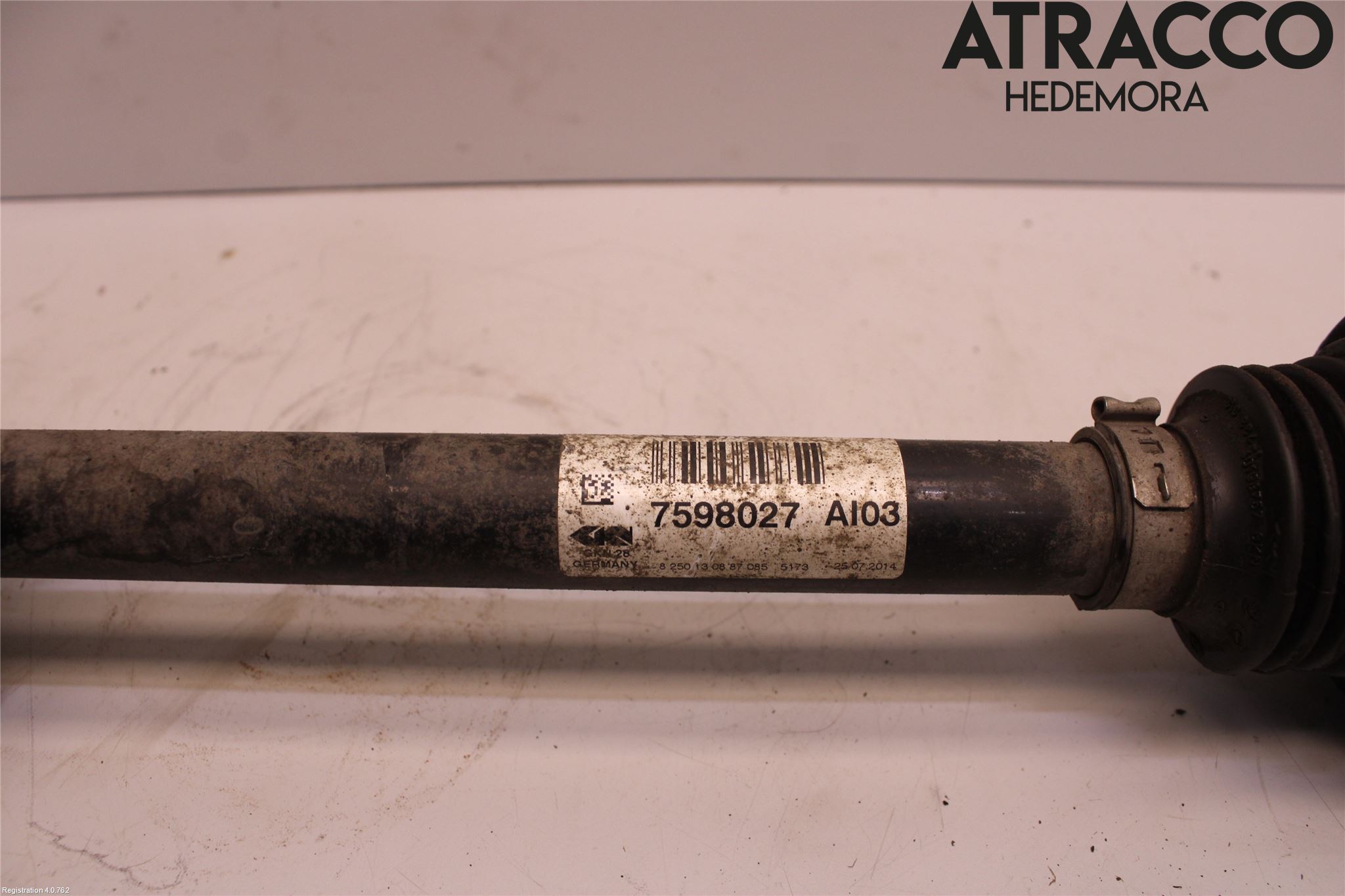 BMW X4 F26 14-18 Drivaksel Foran Kompl Venstre