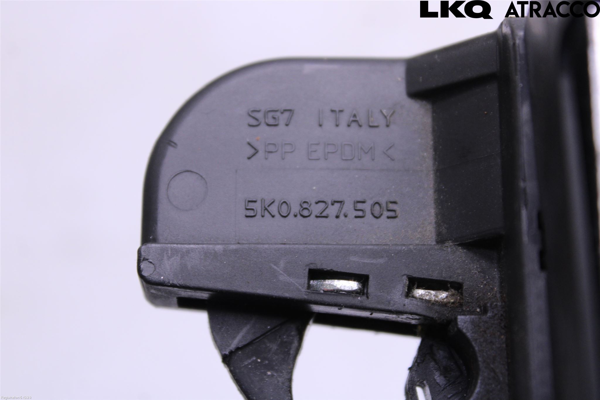 Volkswagen VW GOLF VI 09-13 Bakluke-Lokk Låsekasse