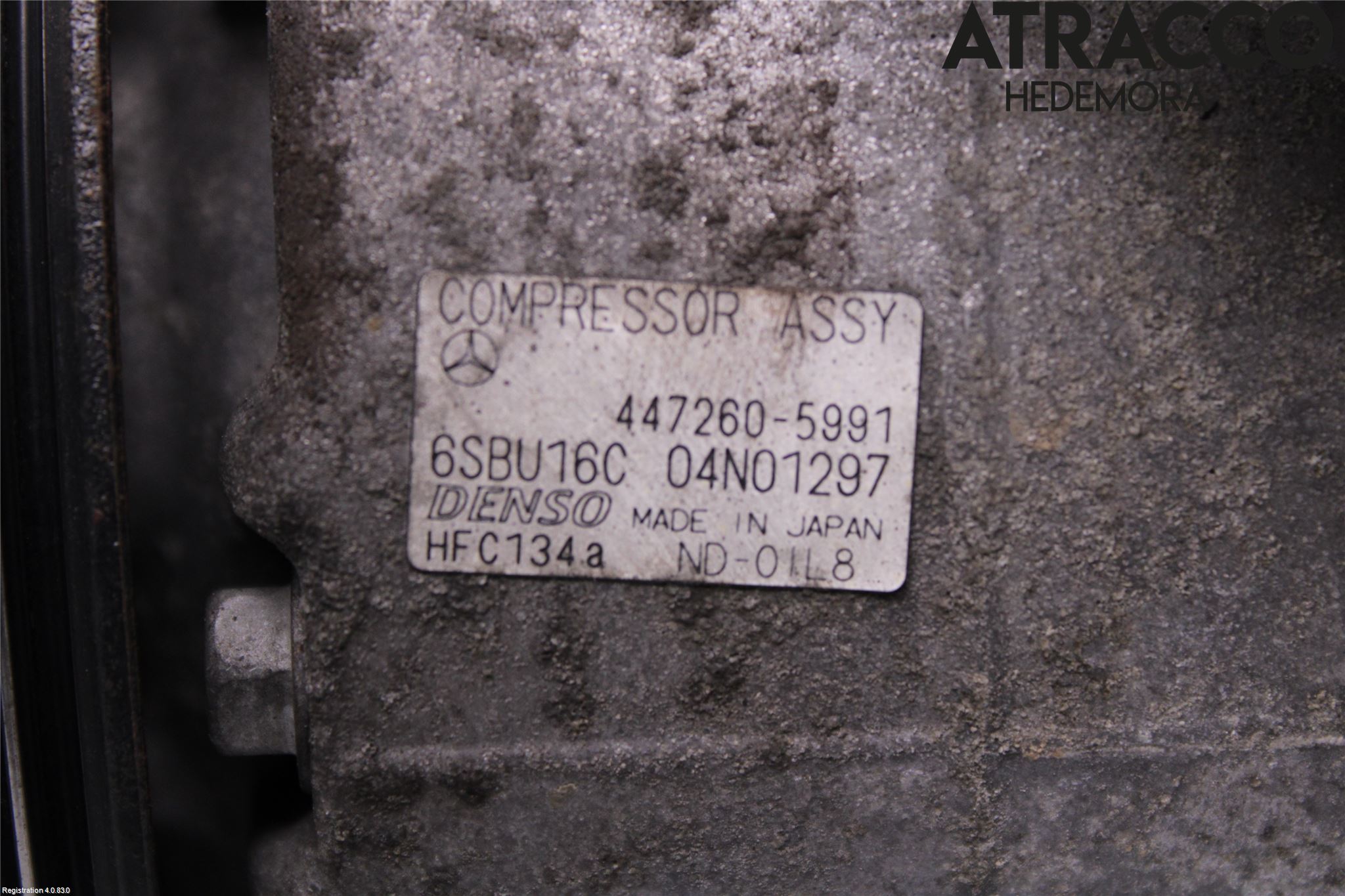 Mercedes-Benz MB C-KLASS (W204) 07-15 Varme Ac Kompressor