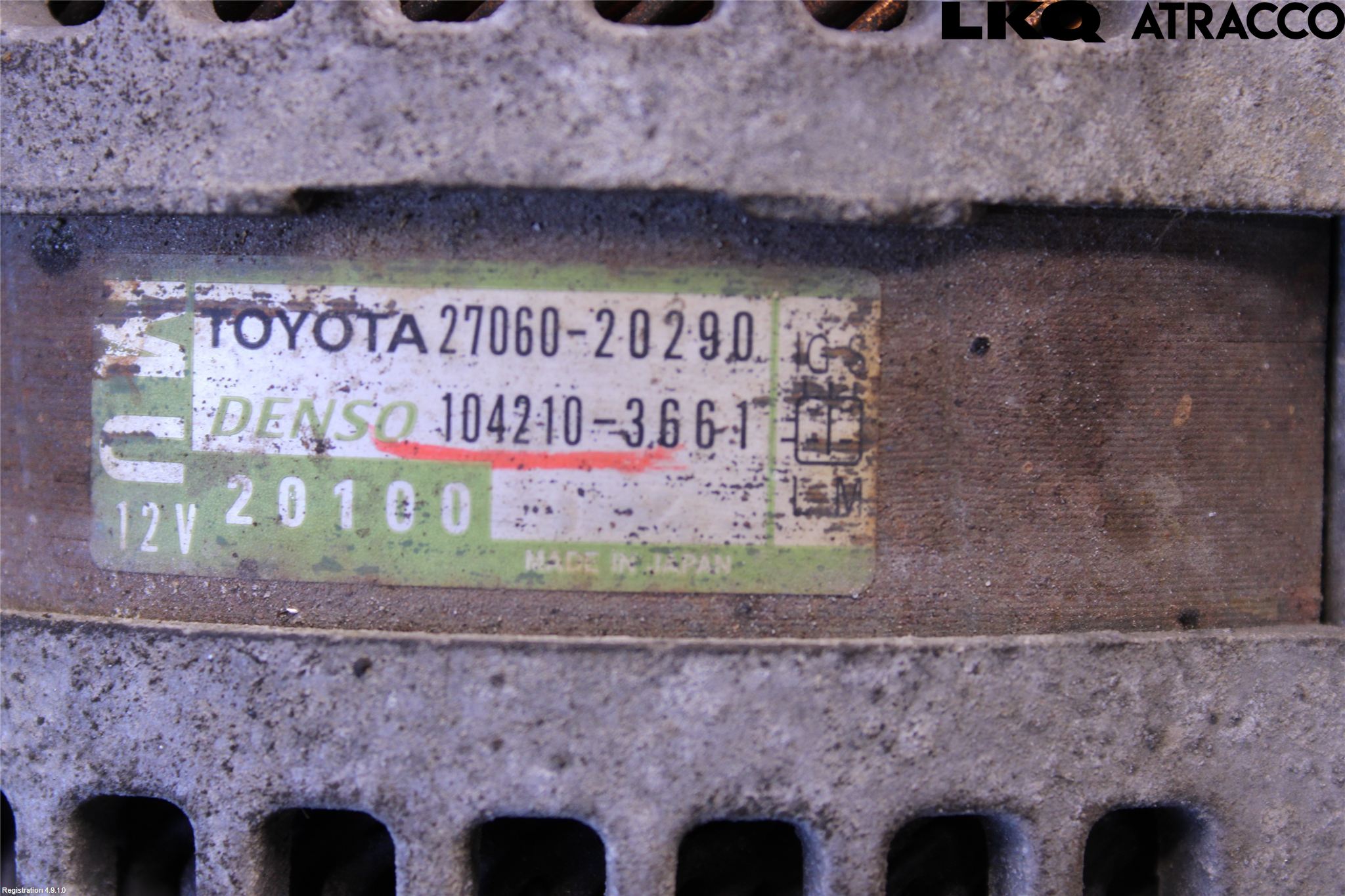 Lexus RX XU30 03-09 Dynamo