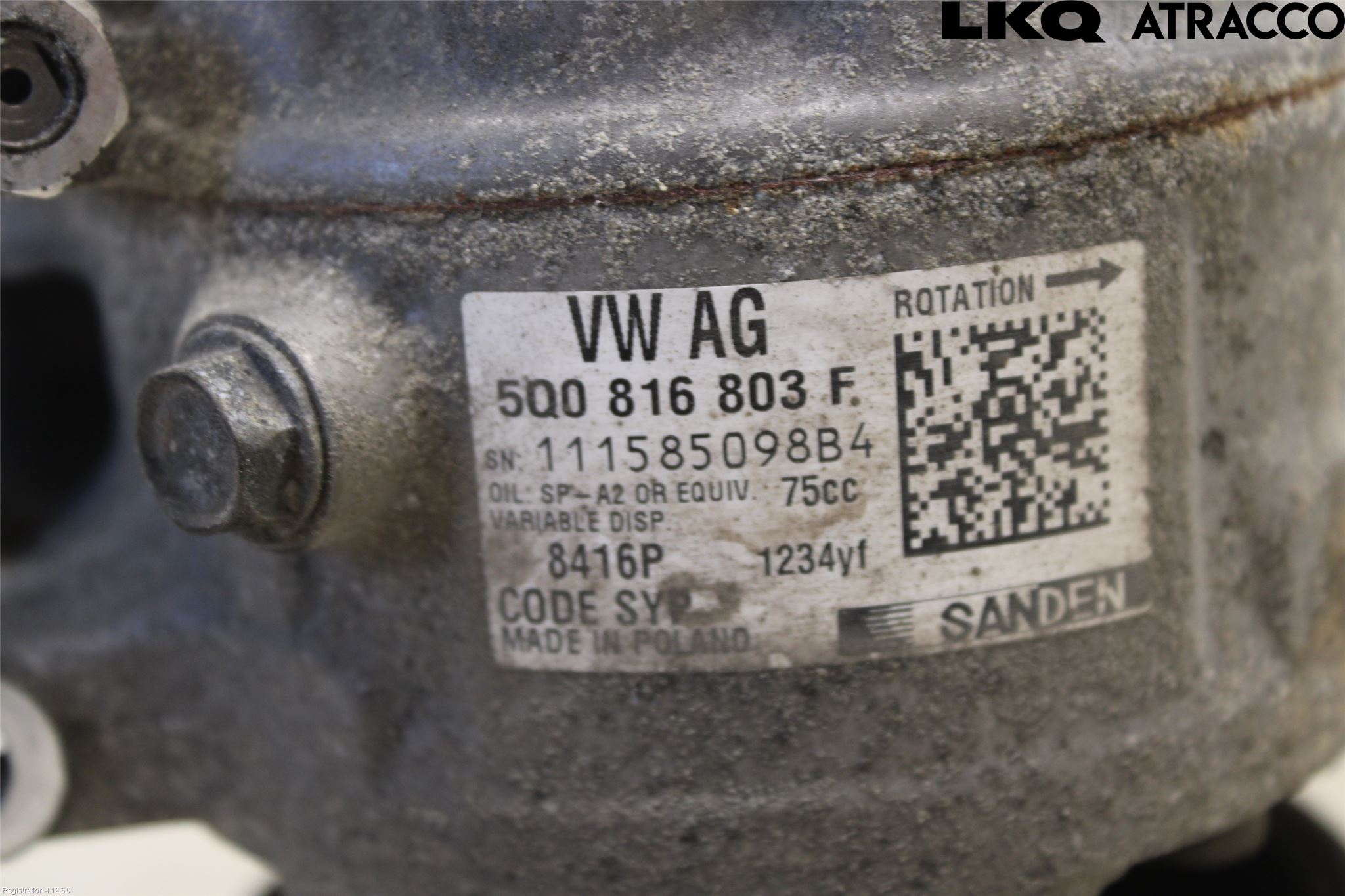 Skoda FABIA 15-21 Varme Ac Kompressor
