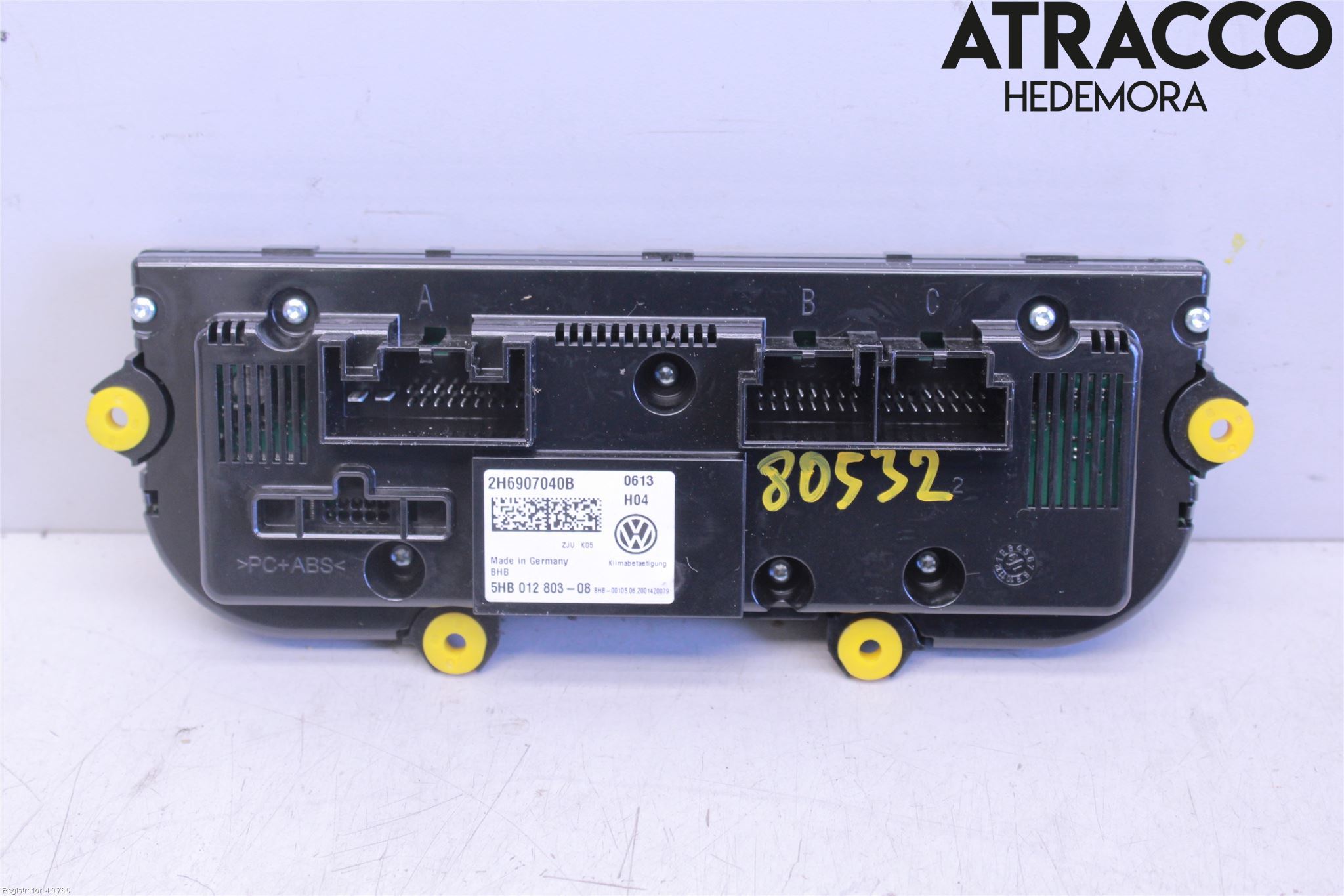 Volkswagen VW AMAROK 2H 10-22 Varme Ac Betjening-Display