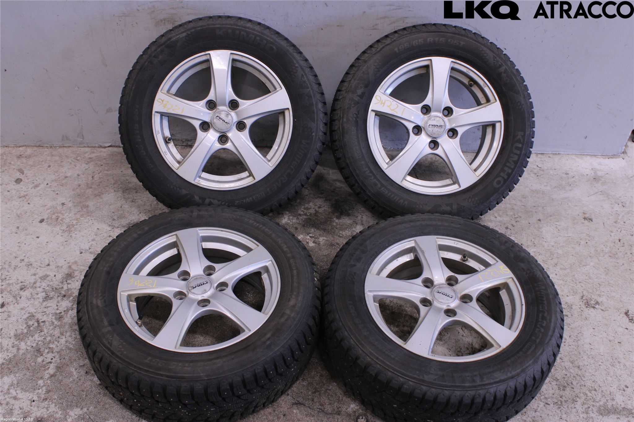 Kia VENGA 10-19 Dekk Vinter På Alu Felg 4Stk