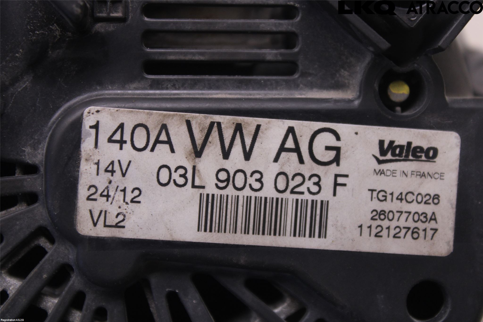 Volkswagen VW GOLF PLUS/CROSS GOLF 04-14 Dynamo